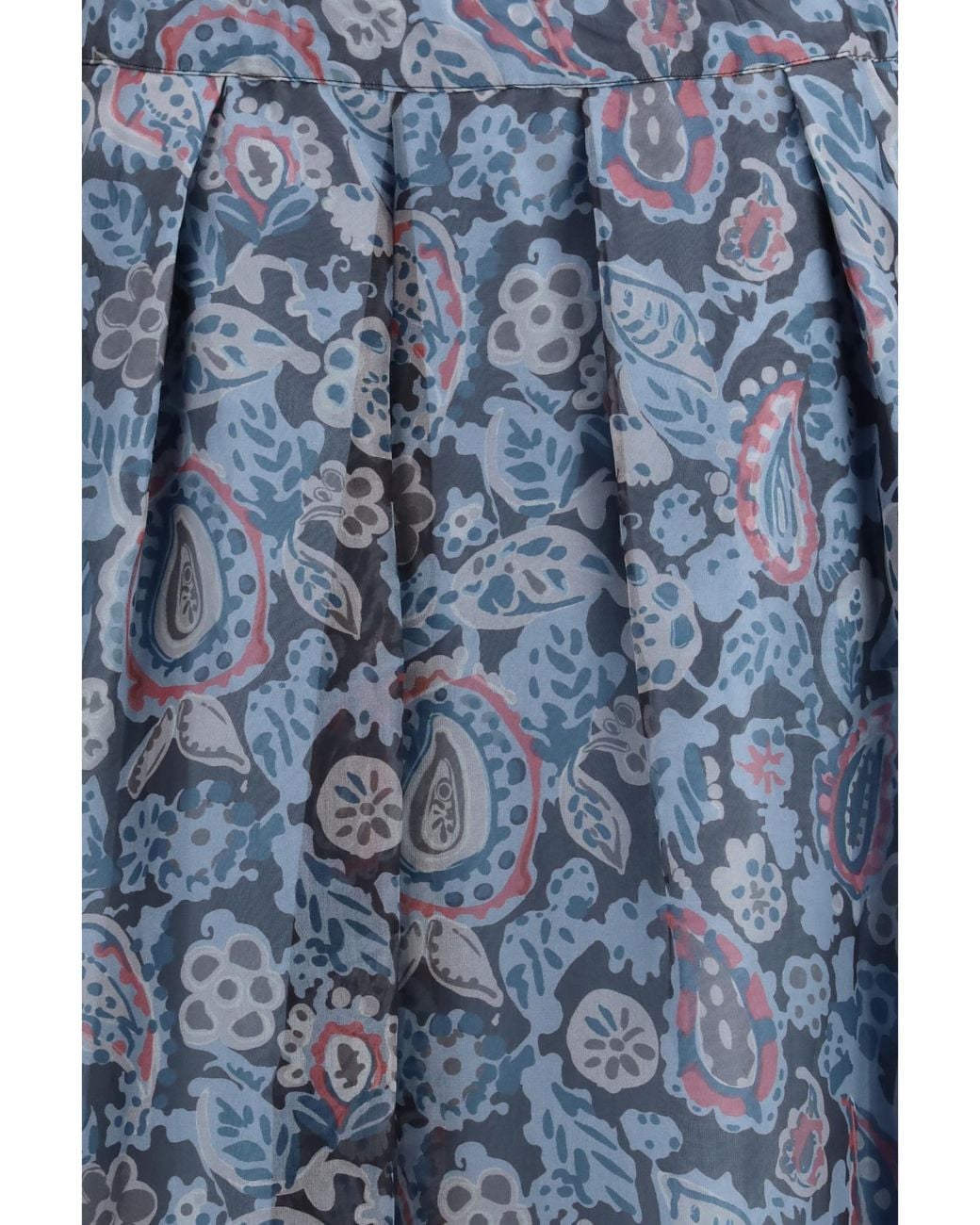 Weekend by Maxmara Blue Paisley-Print Skirt