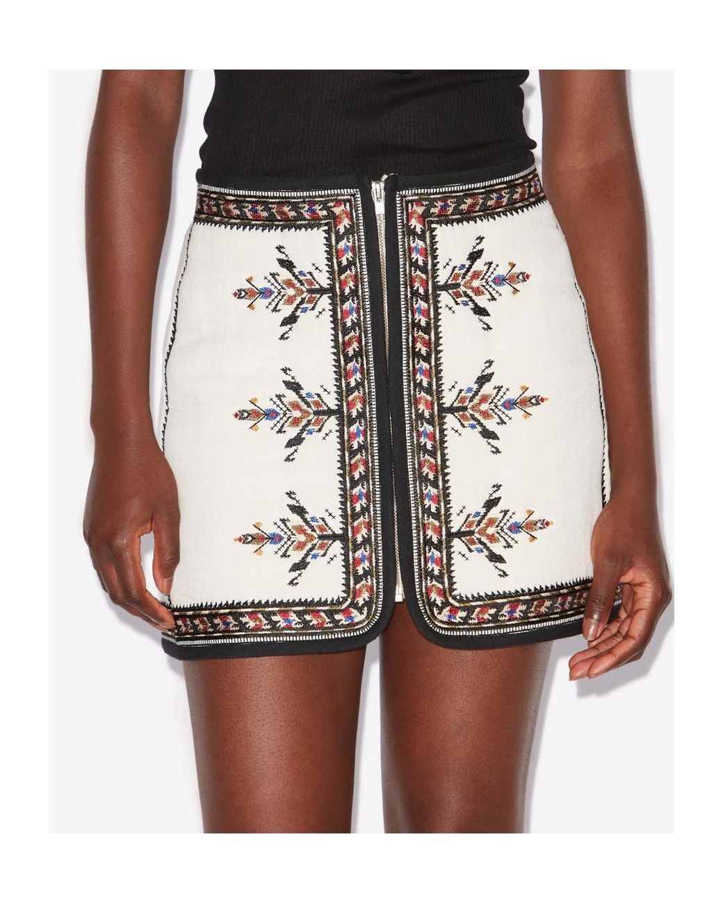 Isabel Marant Metallic Isabel Marant Étoile Zeria Skirt