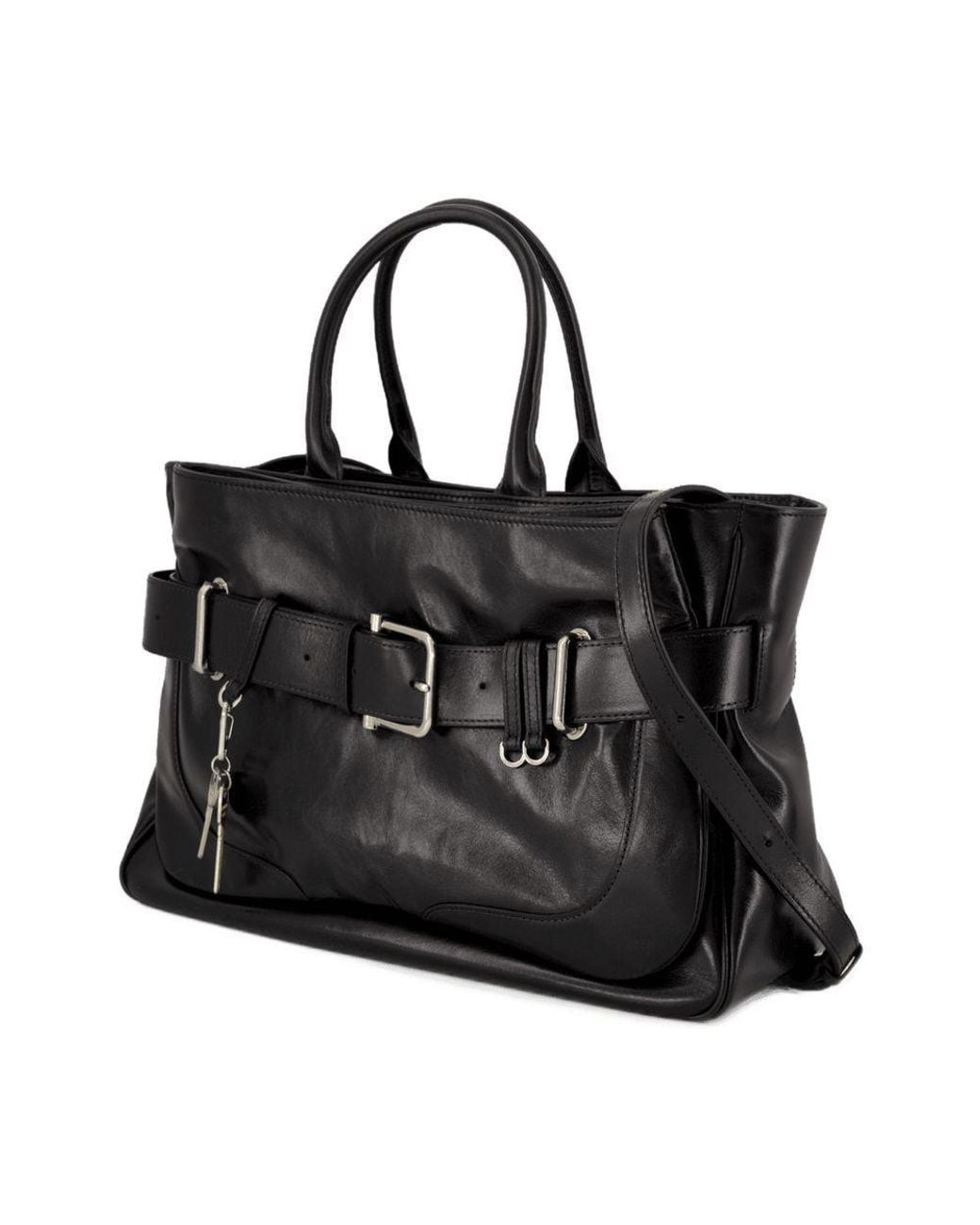 OSOI Black Brocle Shopper Bag