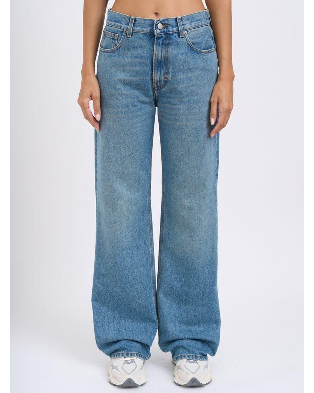 Haikure Blue Logo Jeans