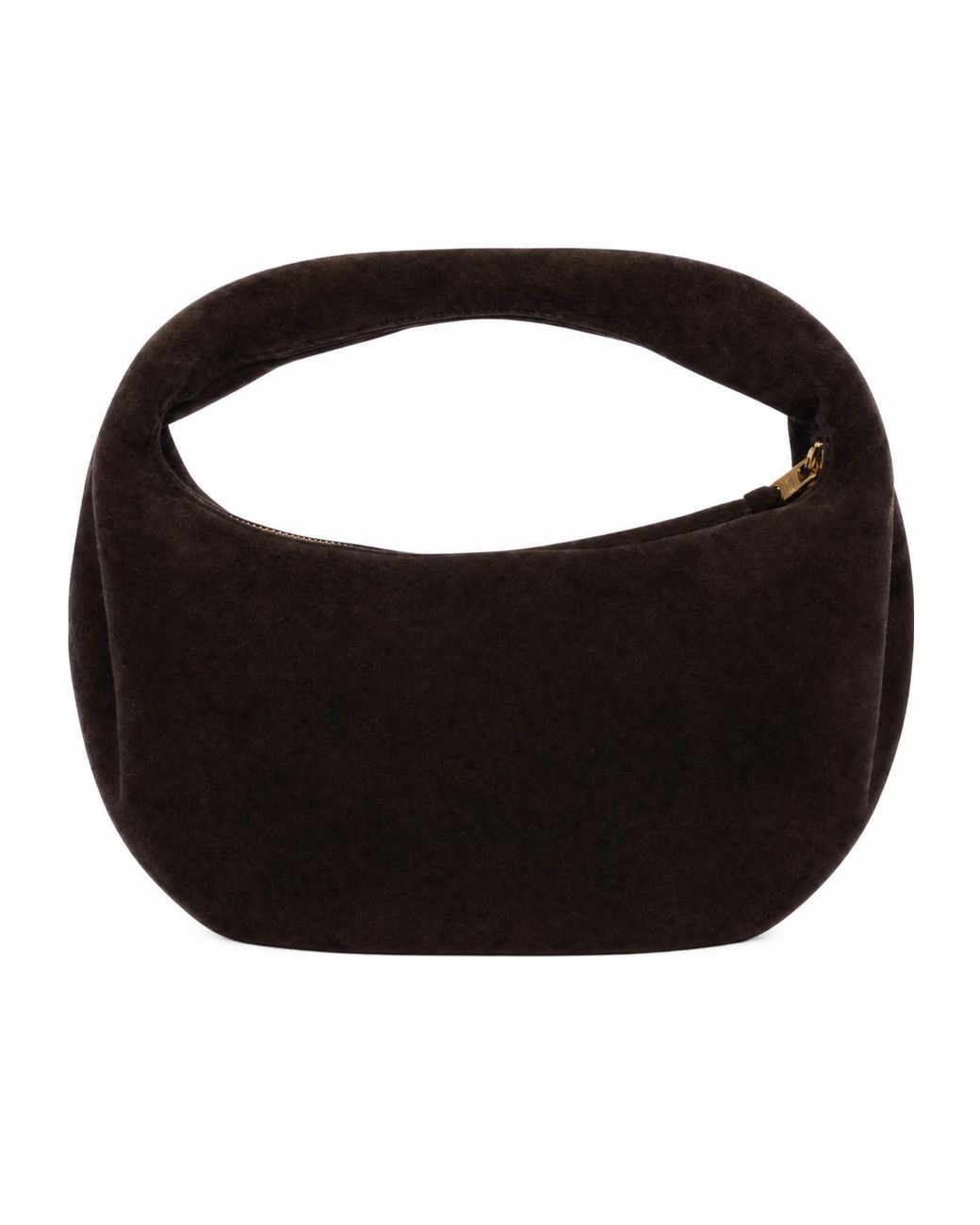 Khaite Black Olivia Crescent Mini Tote Bag