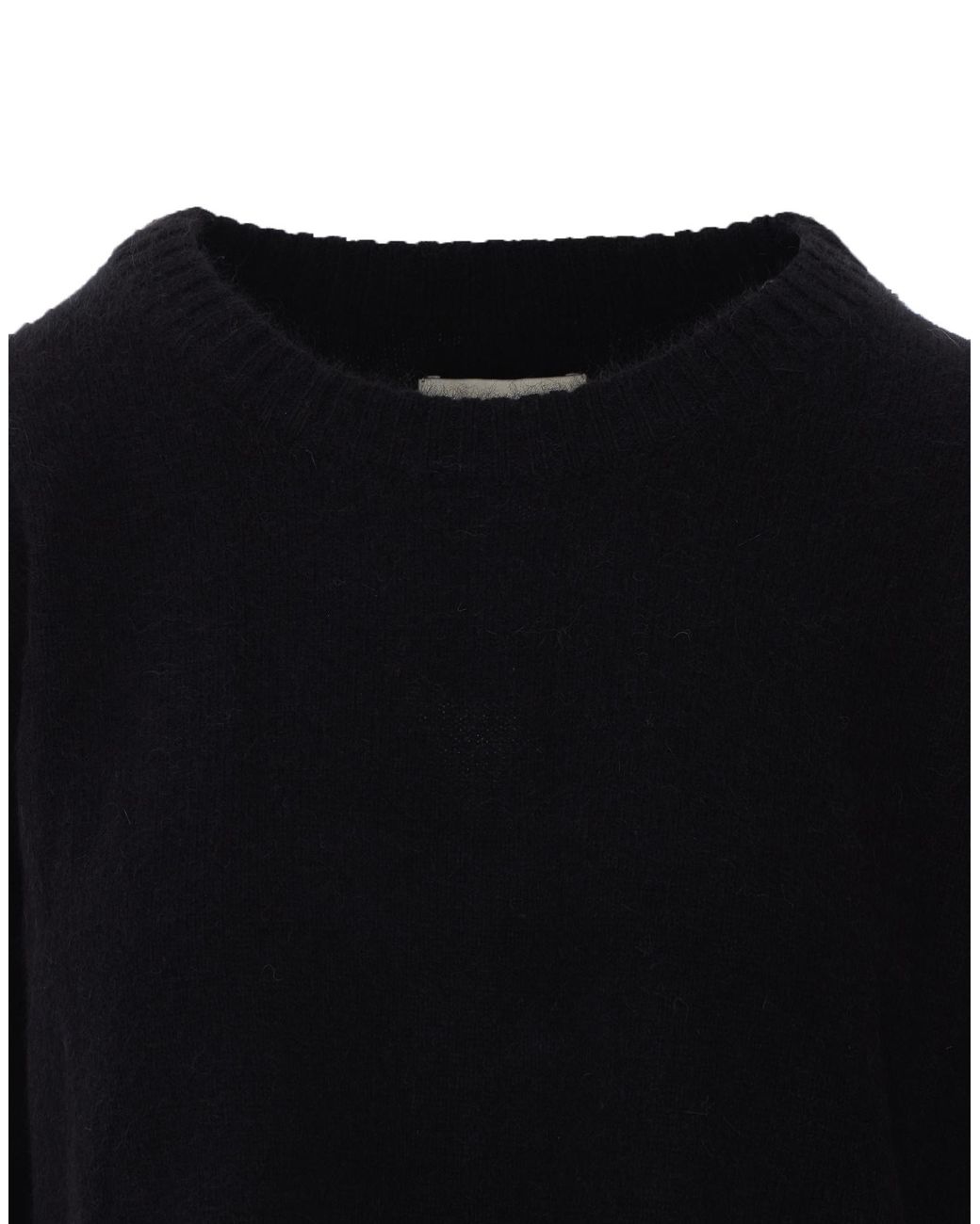 Loulou de Saison Black Azali Short-Sleeve Knitted Top