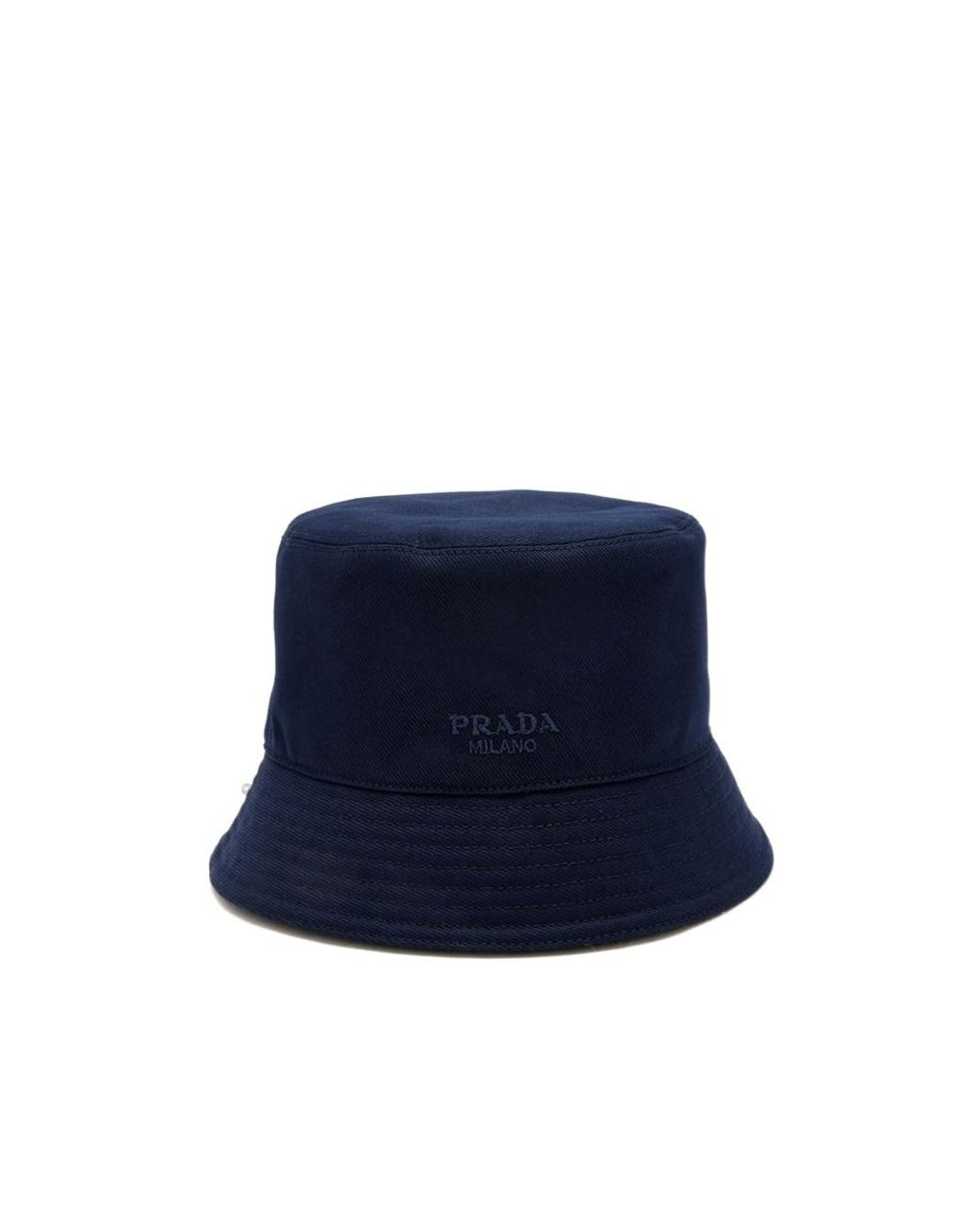 Prada Blue Drill Bucket Hat