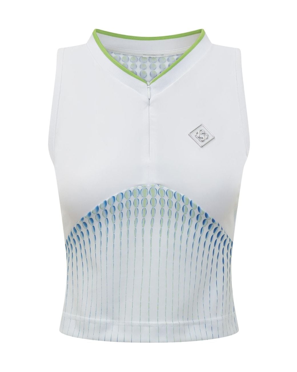 Casablanca Blue Sleeveless Tops