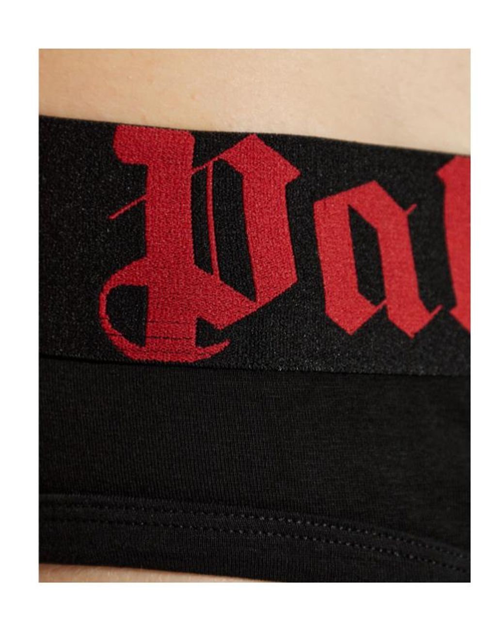 Palm Angels Black Classic Underwear Set for men
