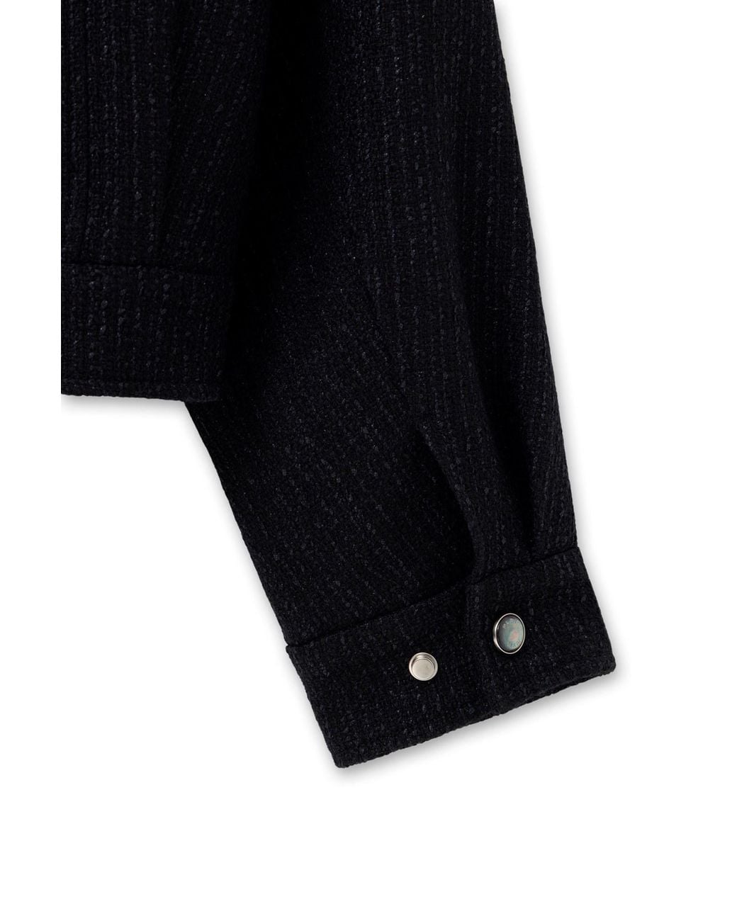 Wooyoungmi Black Logo Zip-Up Jacket for men