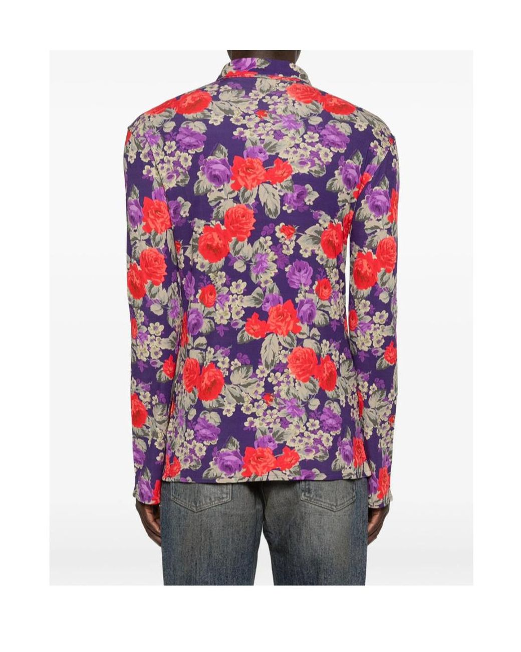 Acne Red Long-Sleeved Shirt for men