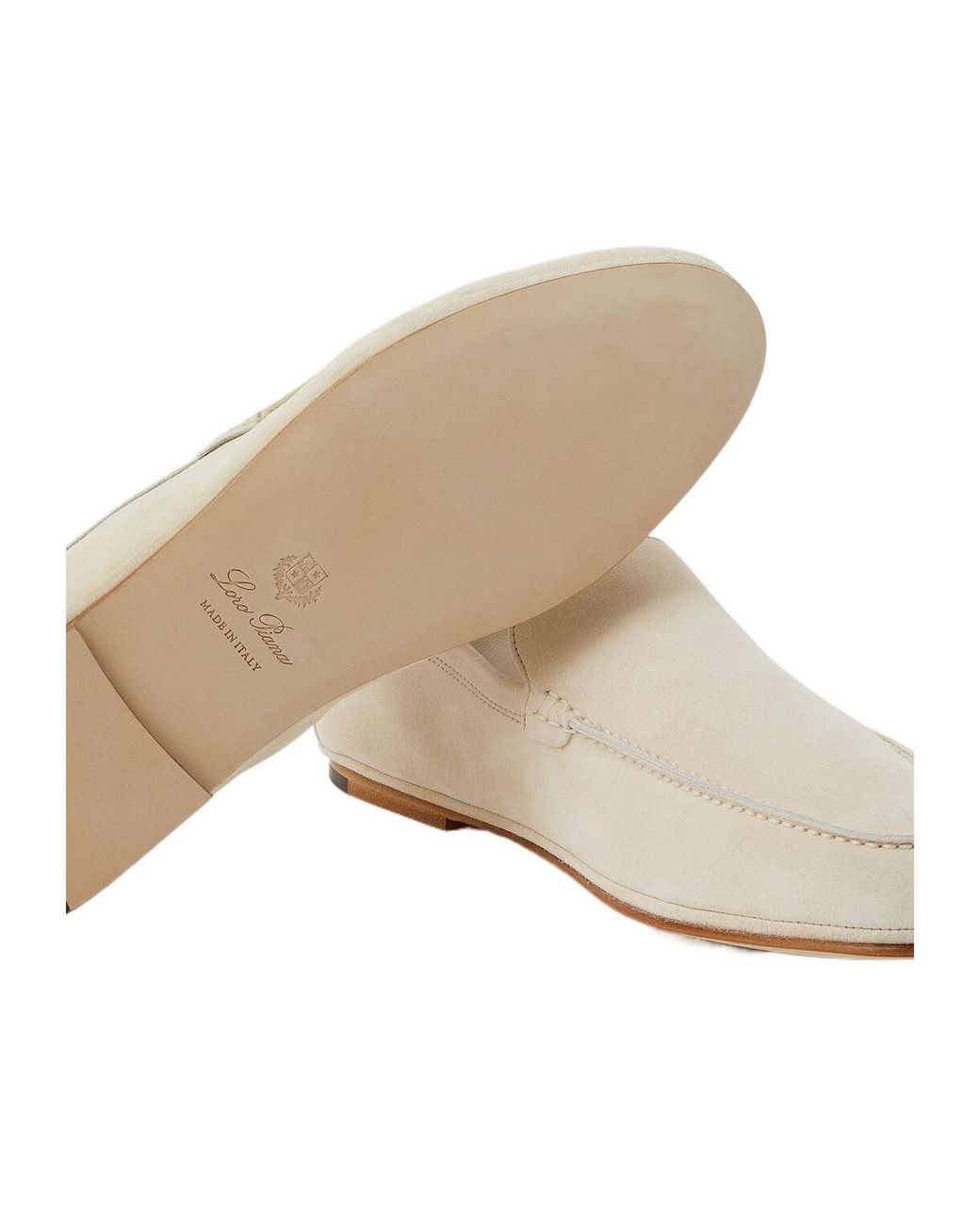 Loro Piana White Summer Anton Walk Loafer for men