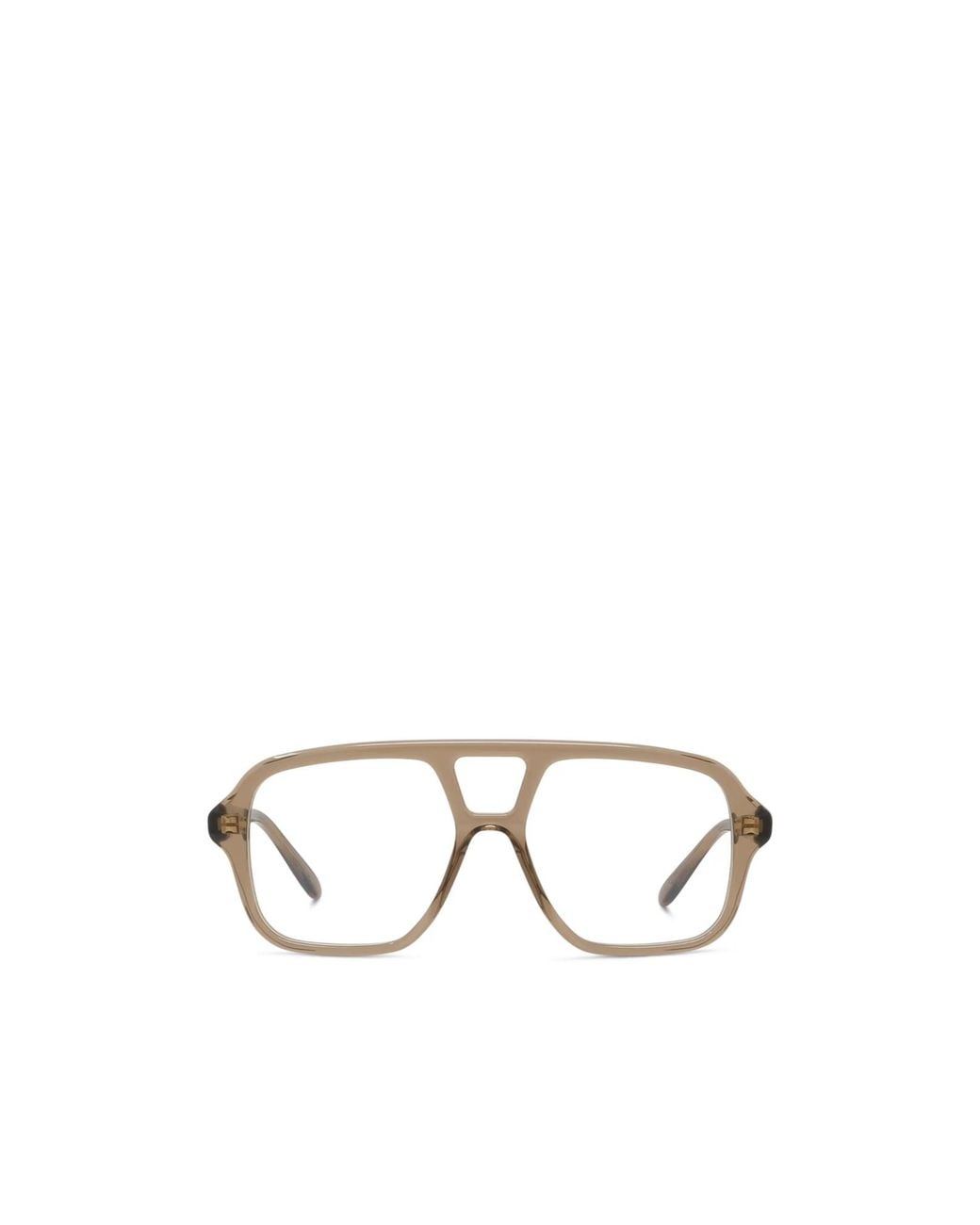 Loewe White Pilot Frame Glasses