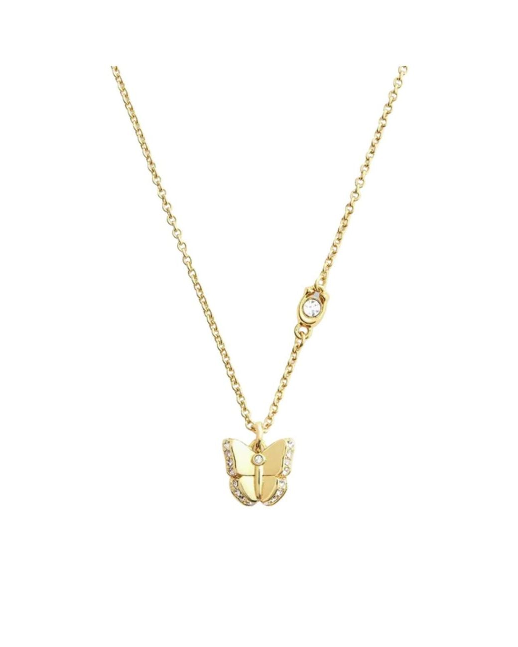 COACH White Chain Linked Necklace