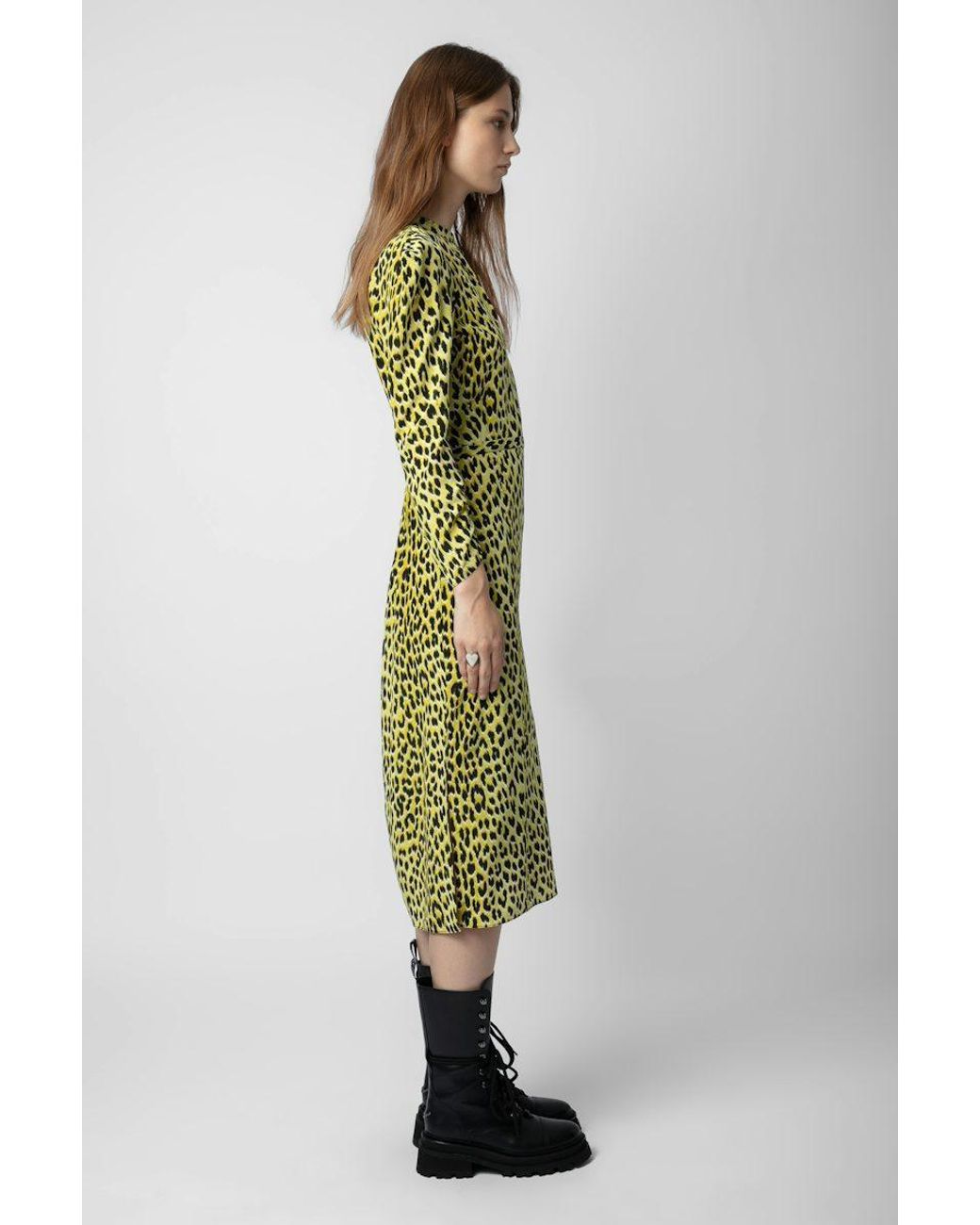 Zadig & Voltaire Green Long-Sleeved Dress
