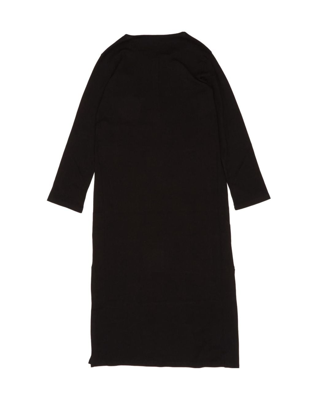 The Row Black Long Sleeve Dress