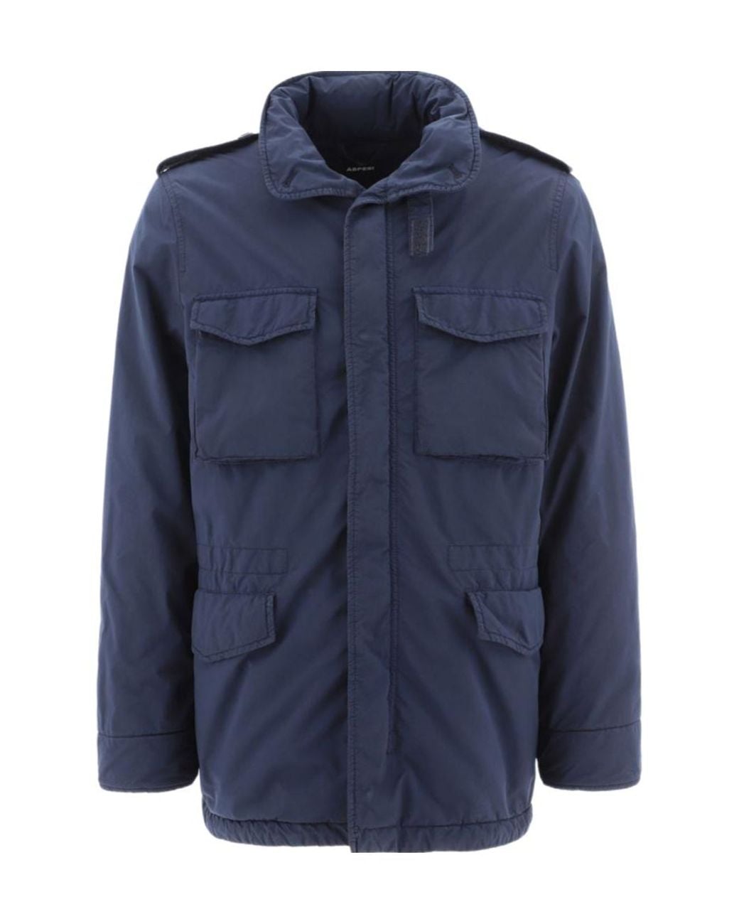 Aspesi Blue Multi-Pocket Jacket for men