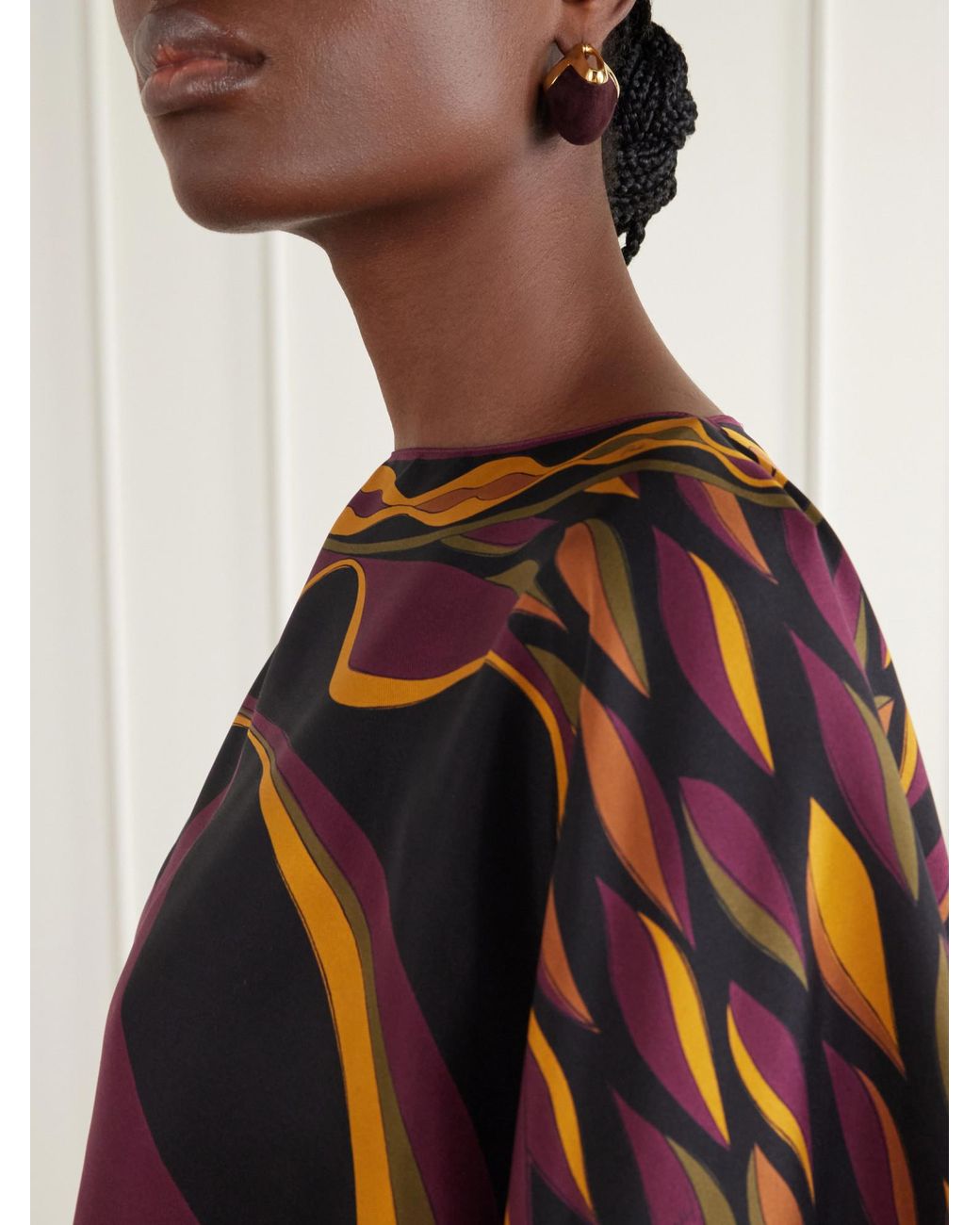 Emilio Pucci Multicolor Printed Silk Dress