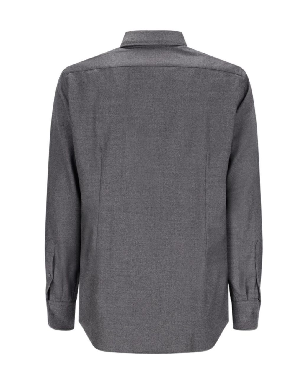 Lardini Gray Buttoned Shirt for men