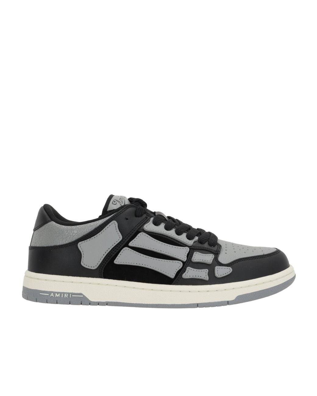 Amiri Black Skel Lace-Up Sneakers for men