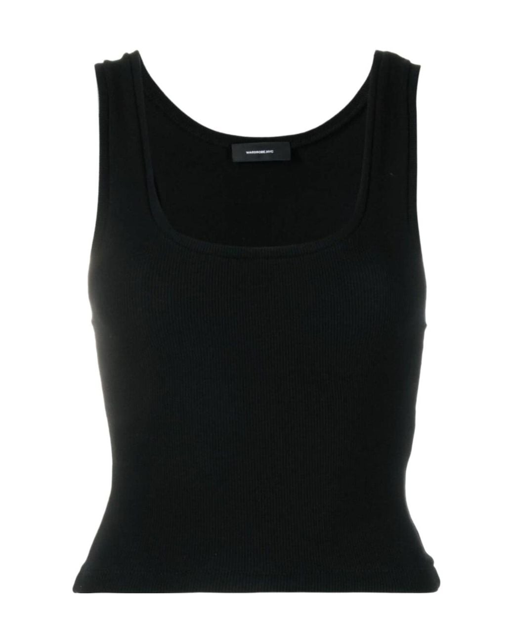 Wardrobe NYC Black Sleeveless Vest Top