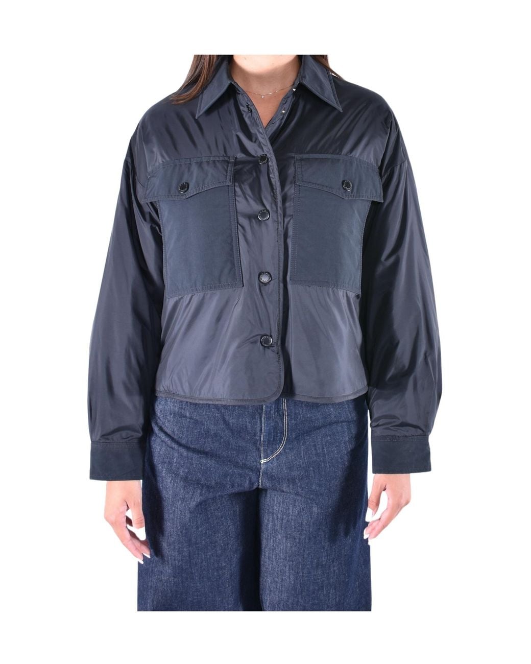 Weekend by Maxmara Blue Reversible Water-Repellent Padded Jacket