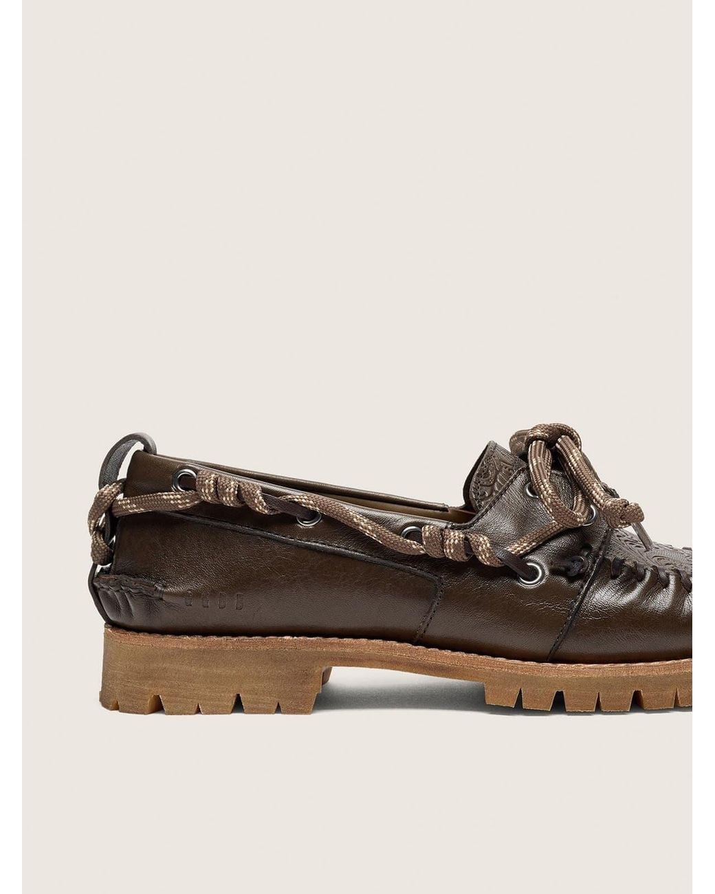 Golden Goose Deluxe Brand Brown Cruise Floral-Embossed Loafers