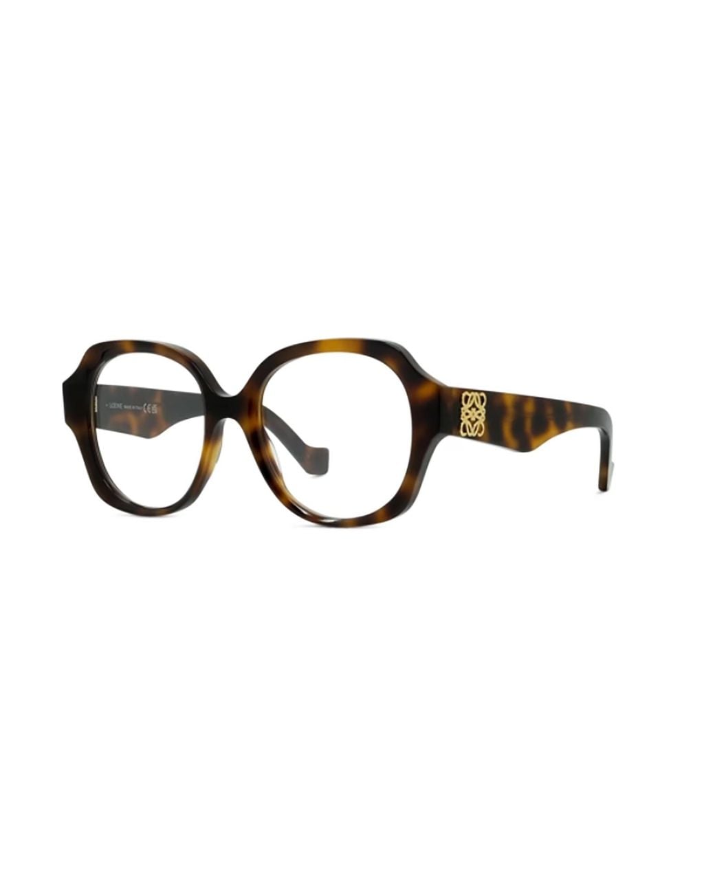 Loewe White Oval Frame Glasses