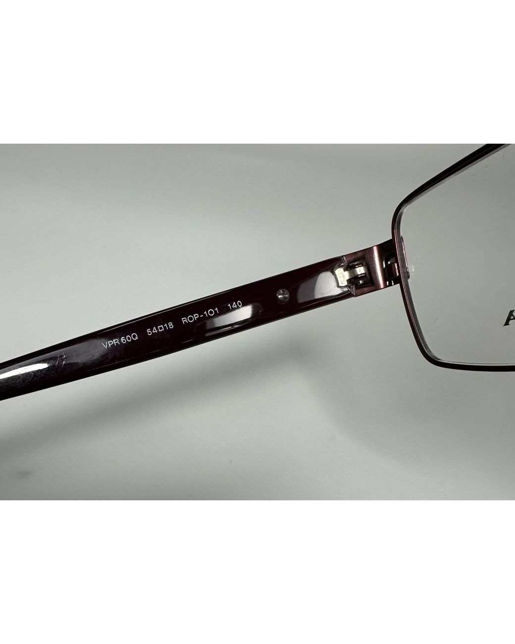 Prada White Logo Flat Mirror