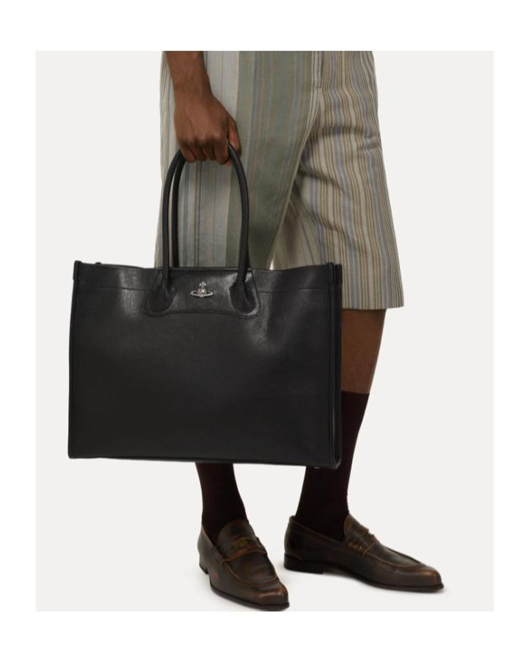 Vivienne Westwood Troy Handbag in Black | Lyst UK