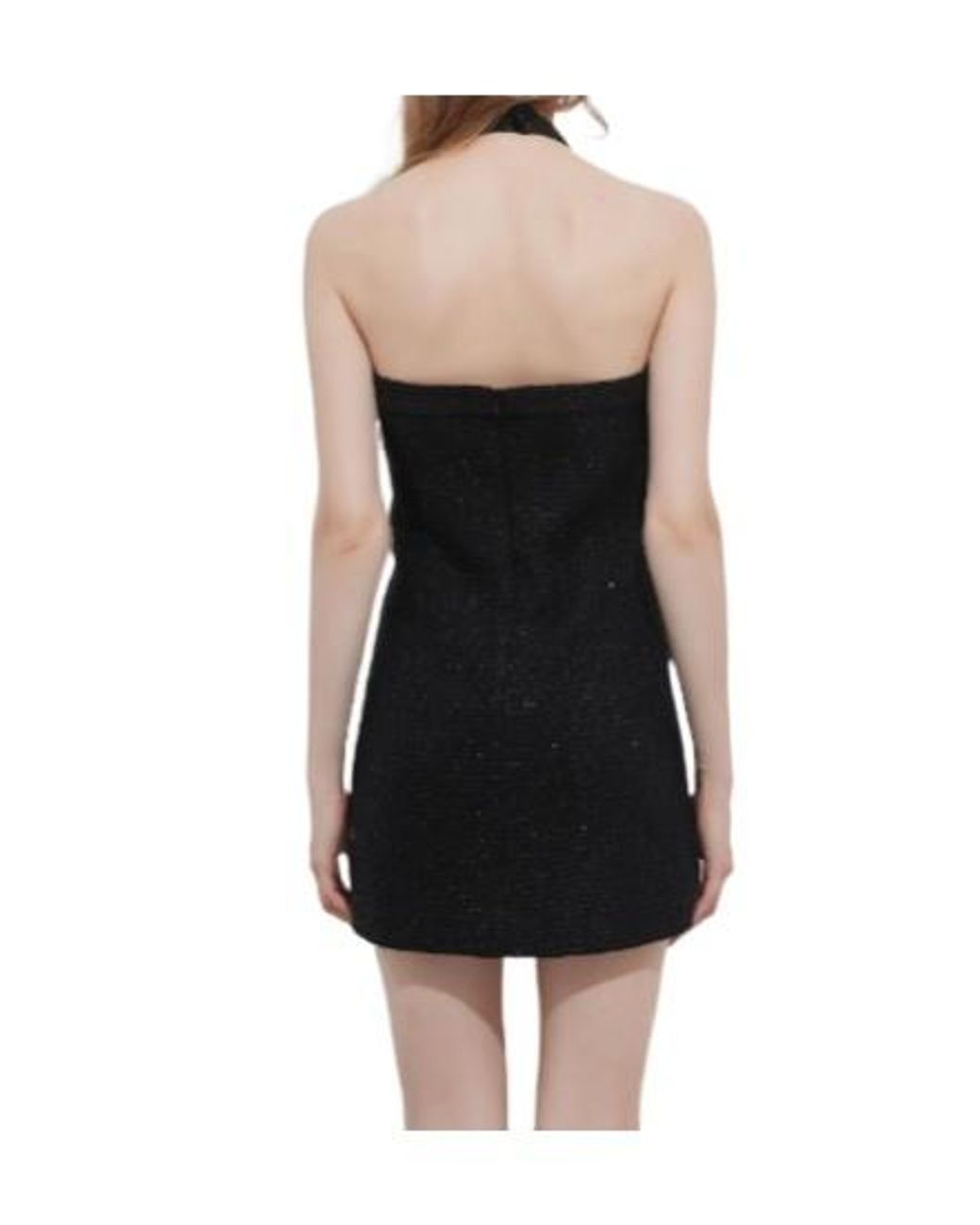 Marissa Chiara Black Halter Neck Dress