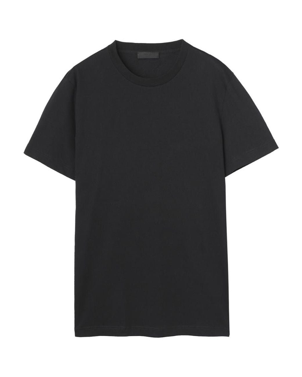 Prada Black Three-Piece Cotton Knitted T-Shirt for men