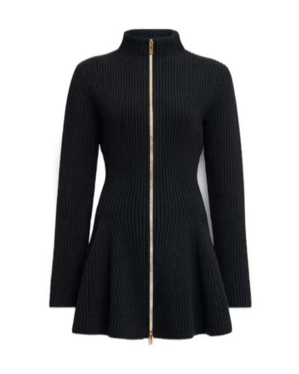 Alaïa Black Peplum Cardigan