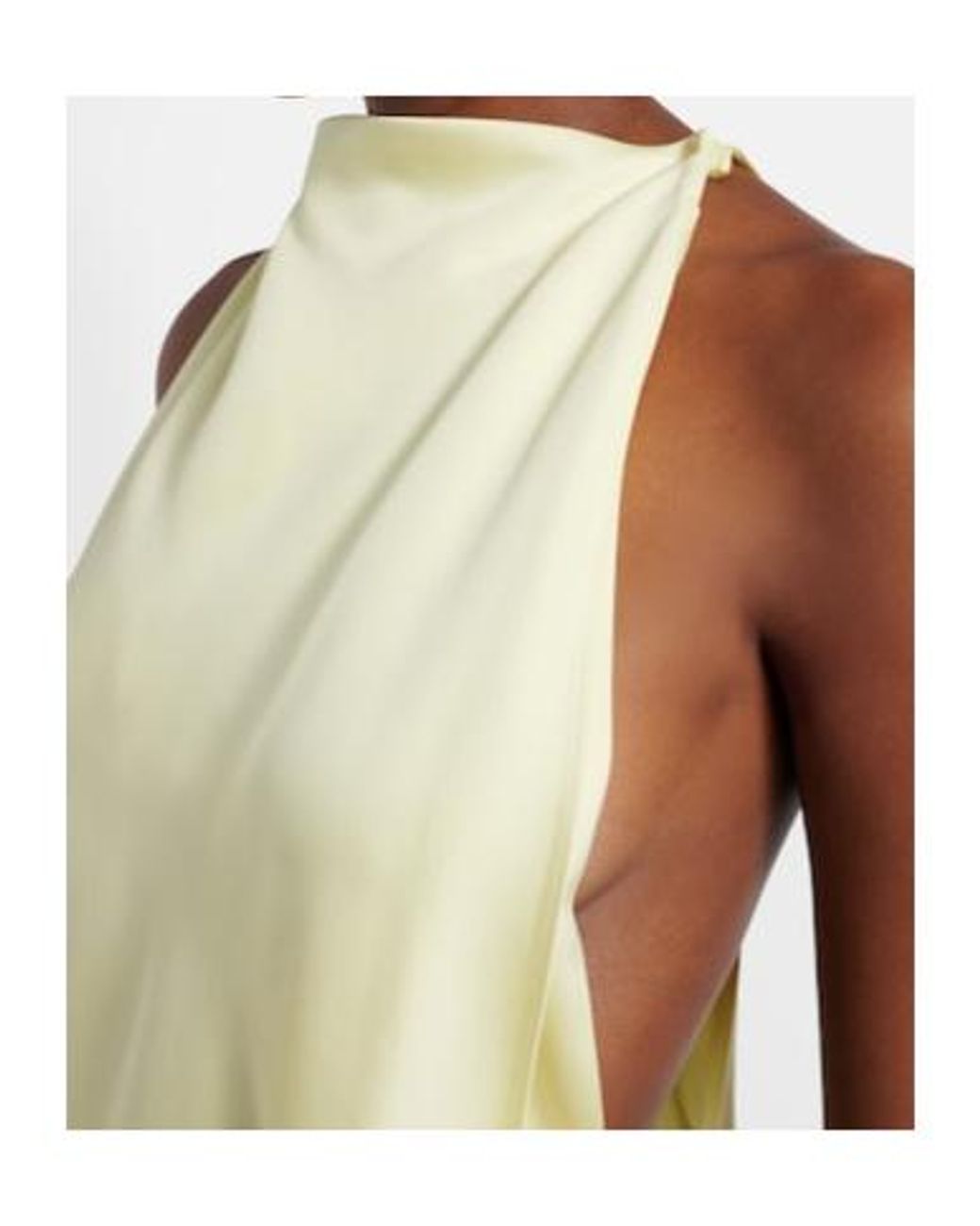 Sportmax White Dolmen Satin Gown
