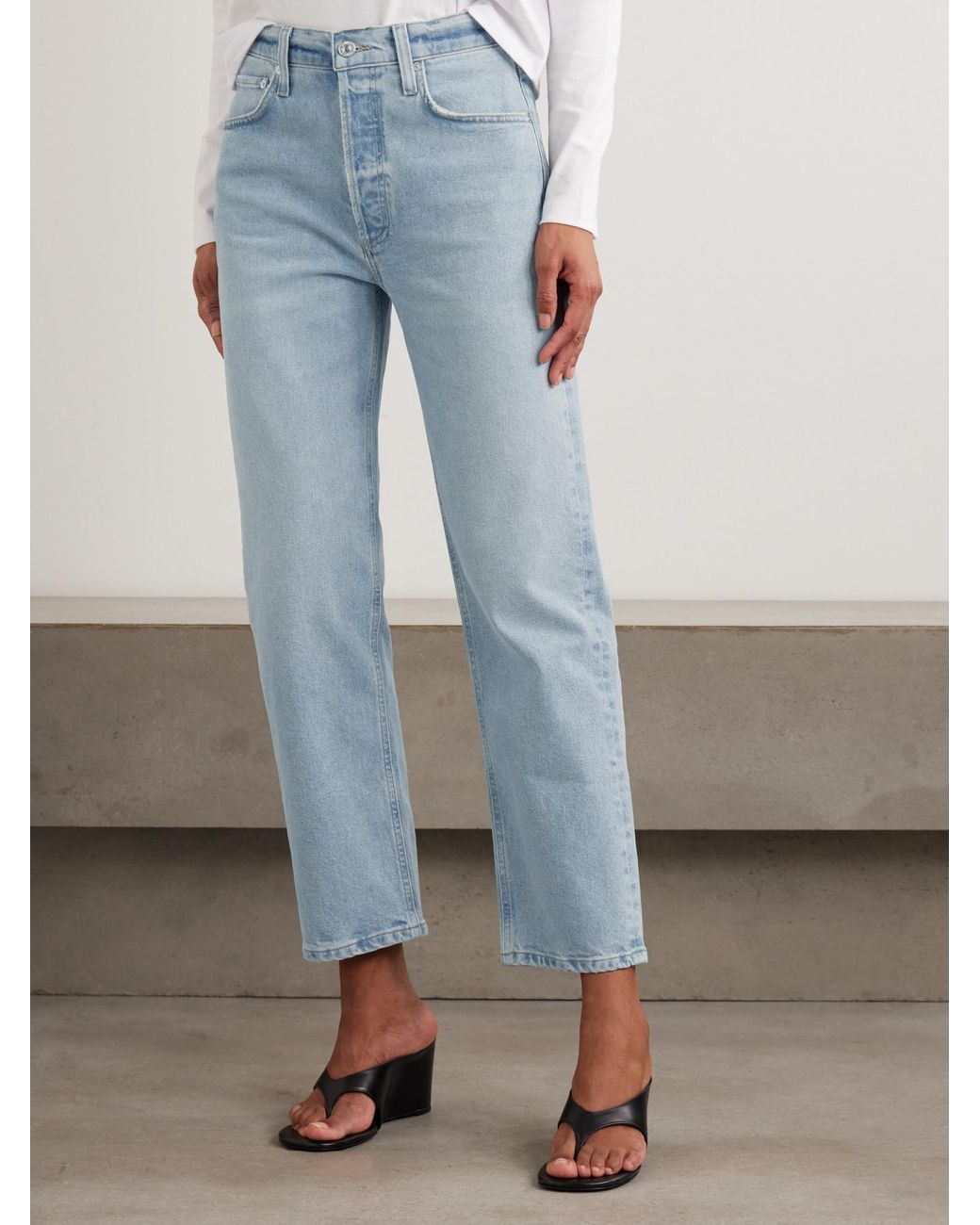 Citizens of Humanity Blue Straight Leg Jeans