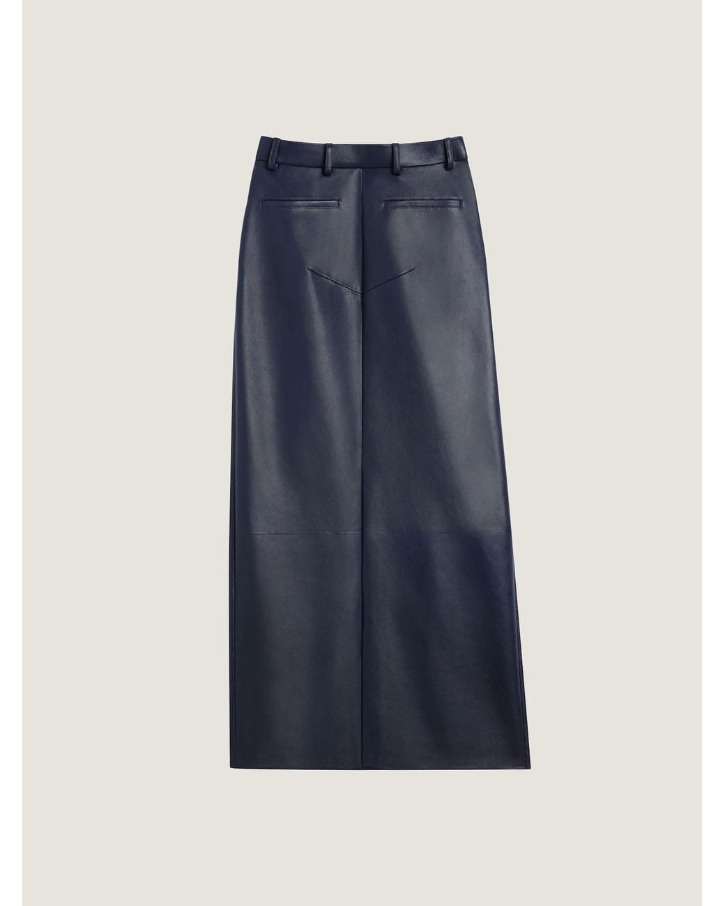Givenchy Blue Slashed Midi Skirt