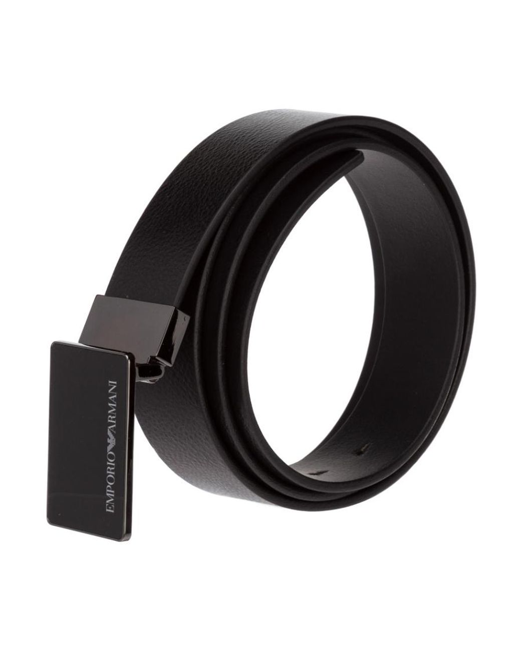 Emporio Armani Multicolor Logo Engraved Buckled Belt for men
