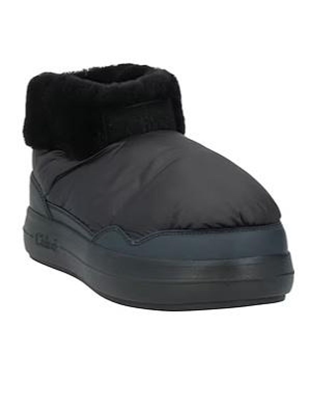 Chloé Black Minimal Fleece-Lined Ankle Boots