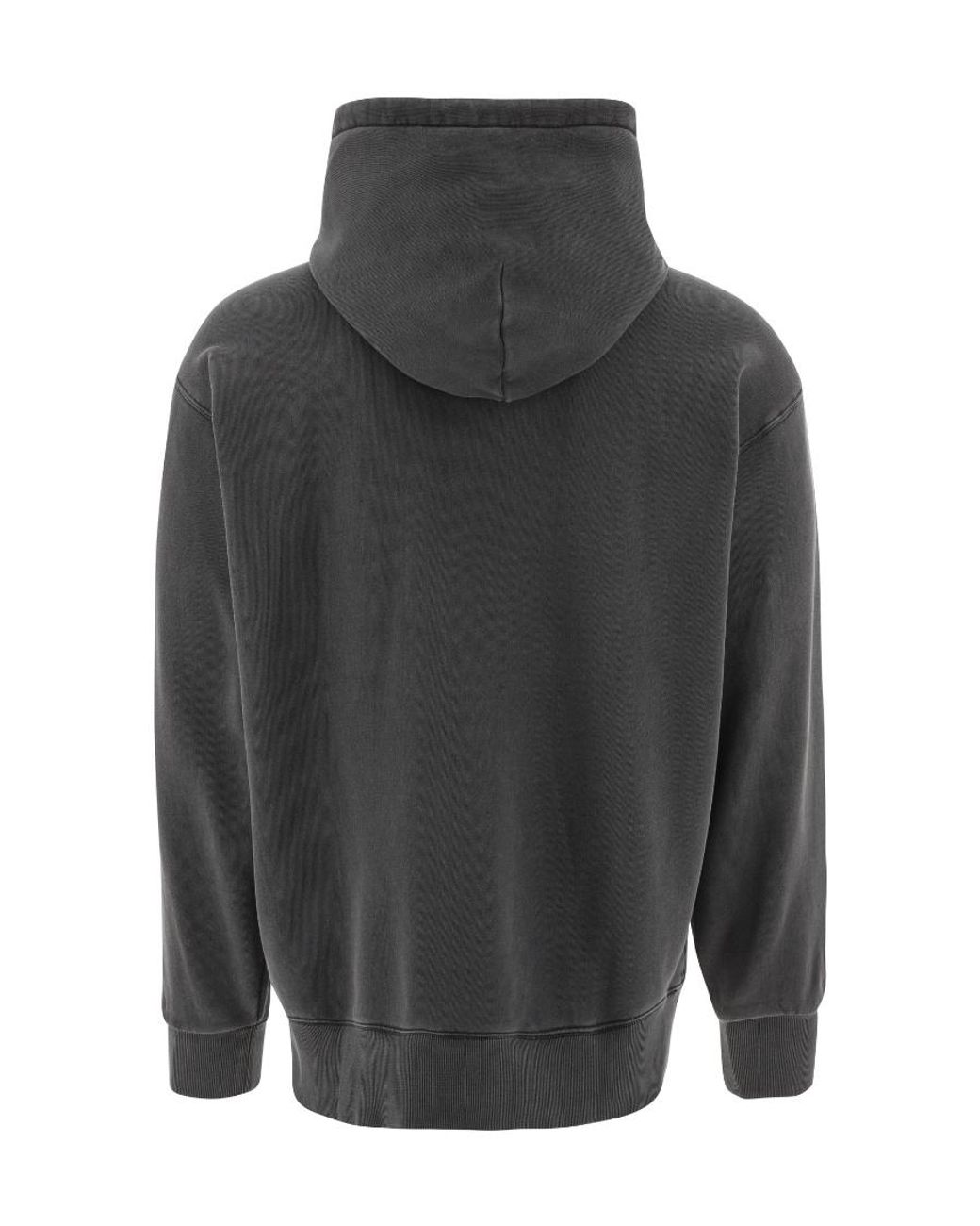 Carhartt Gray Long-Sleeved Hooded Hoodie for men