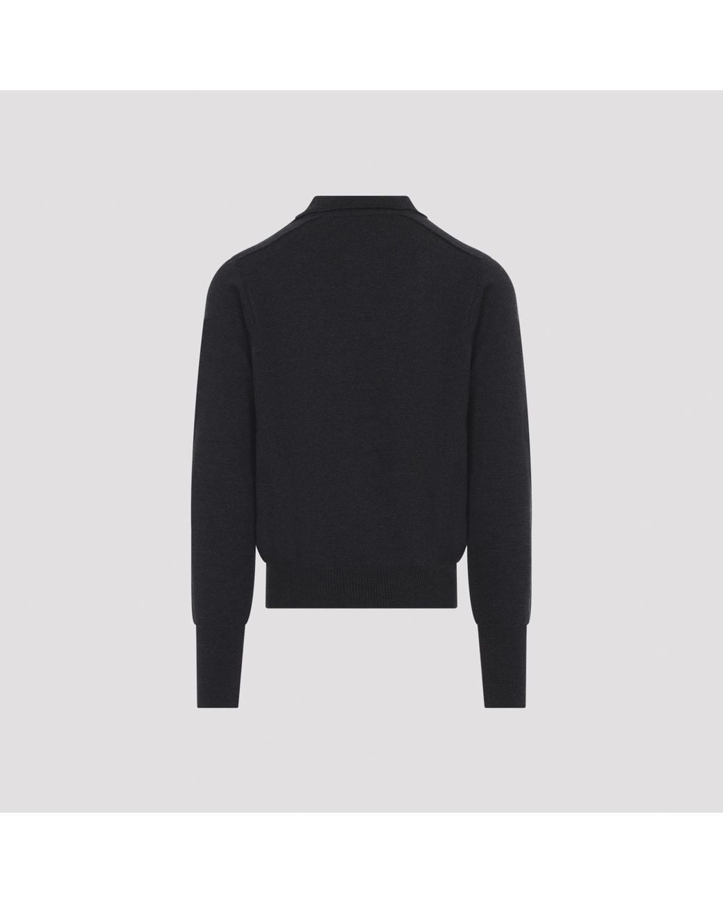 Studio Nicholson Blue Sark Polo Knitted Sweater for men