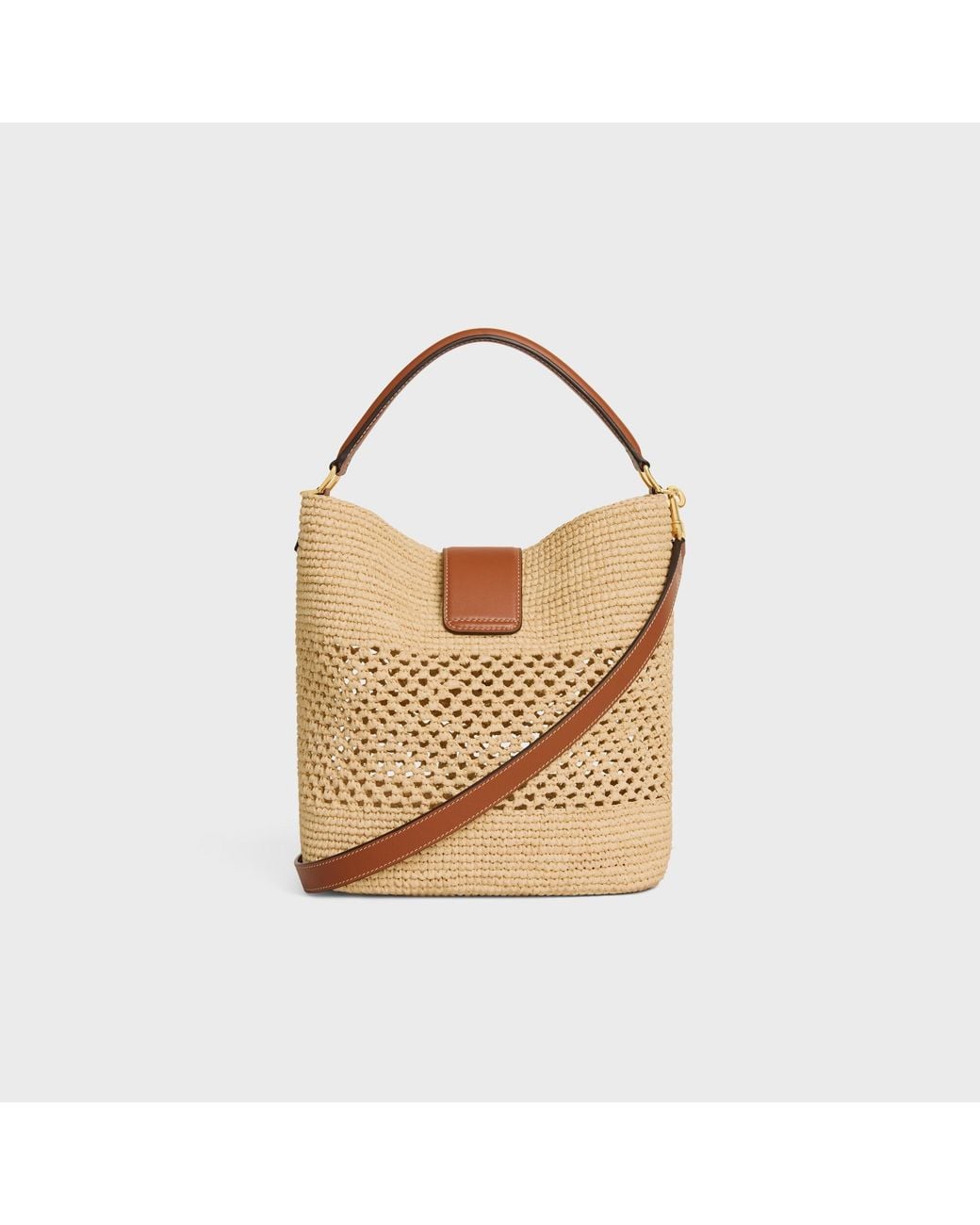 Céline Natural Medium Louise Bucket