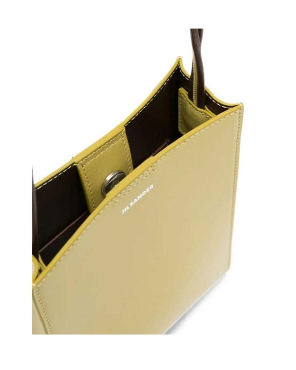 Jil Sander Metallic Logo Shoulder Bag