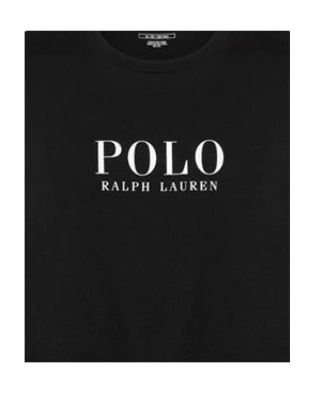 Polo Ralph Lauren Black Logo Short-Sleeved T-Shirt for men