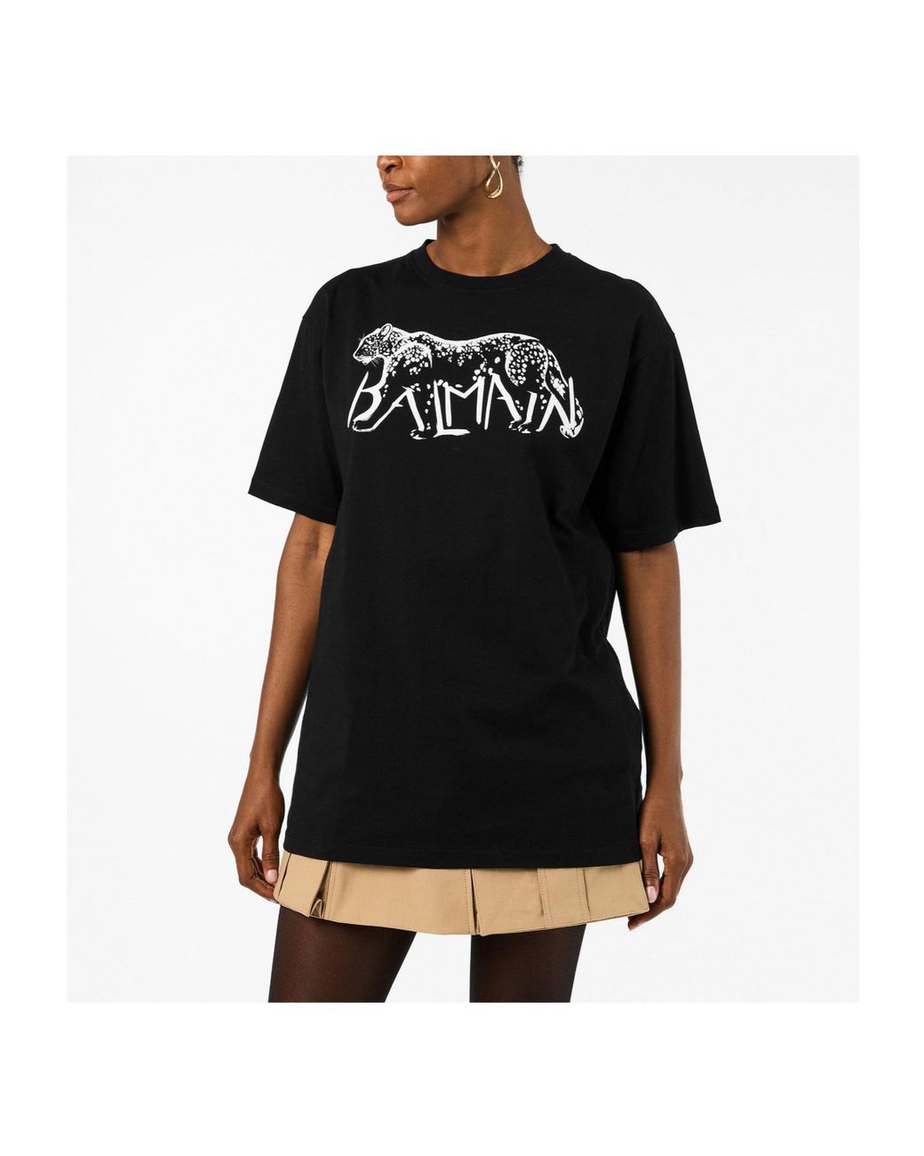 Balmain Black Oversized T-Shirt