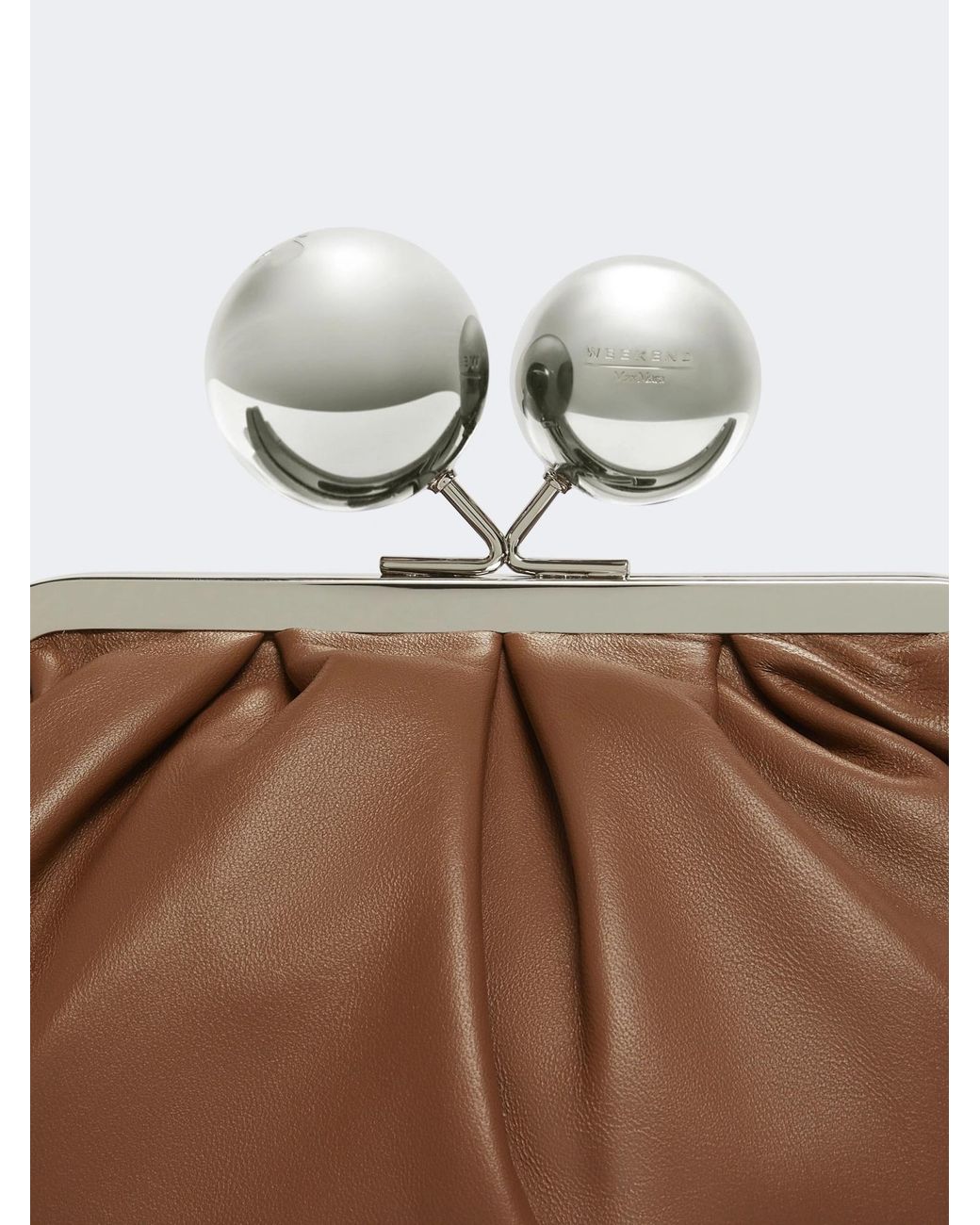 Weekend by Maxmara Brown Milvanew Medium Pasticcino Bag