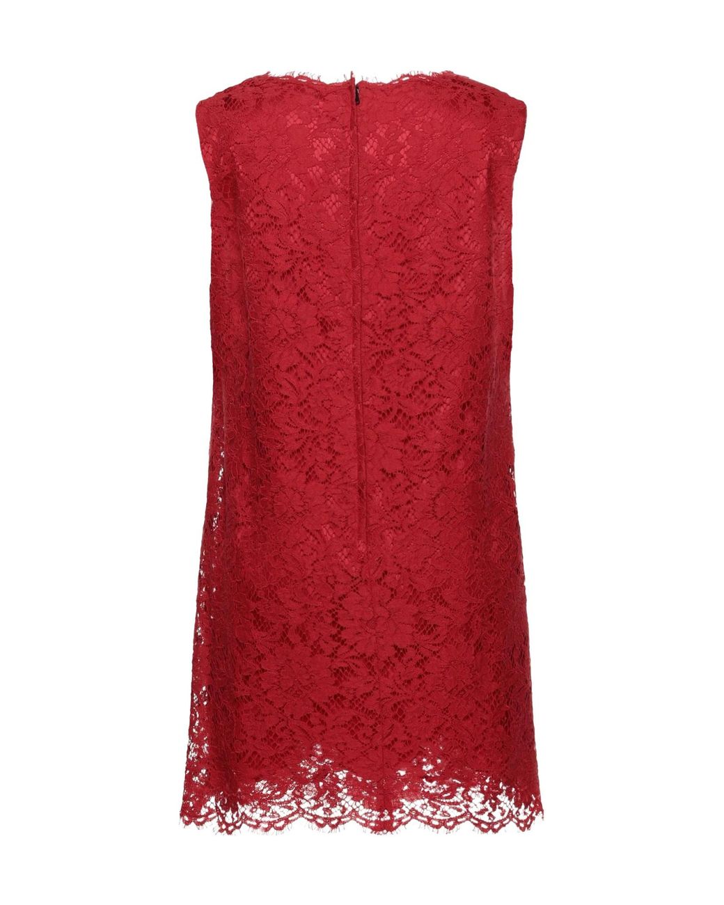 Dolce & Gabbana Red Mini Dress Cotton, Viscose, Polyamide