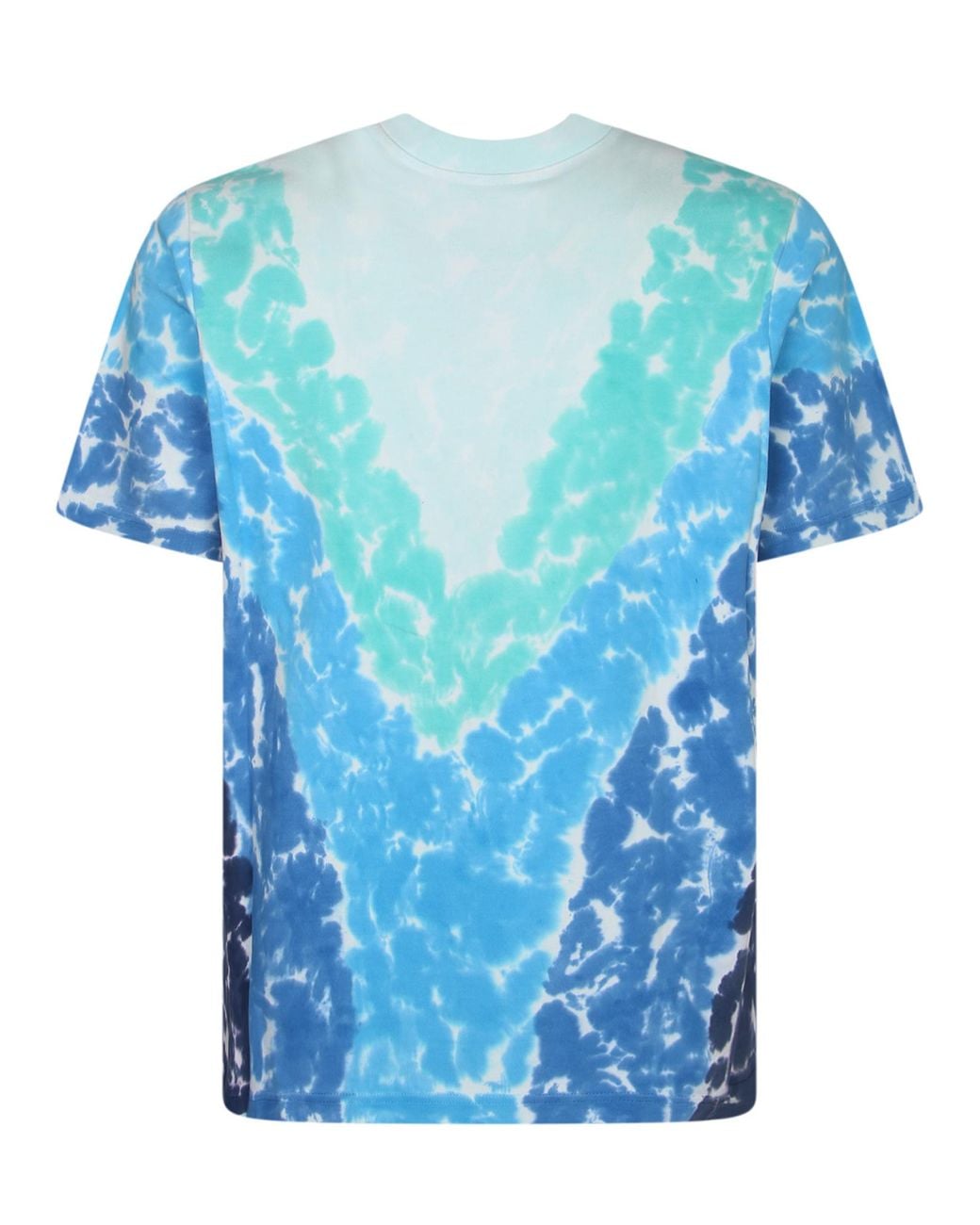 Casablanca Blue Graphic Short Sleeve T-Shirt for men