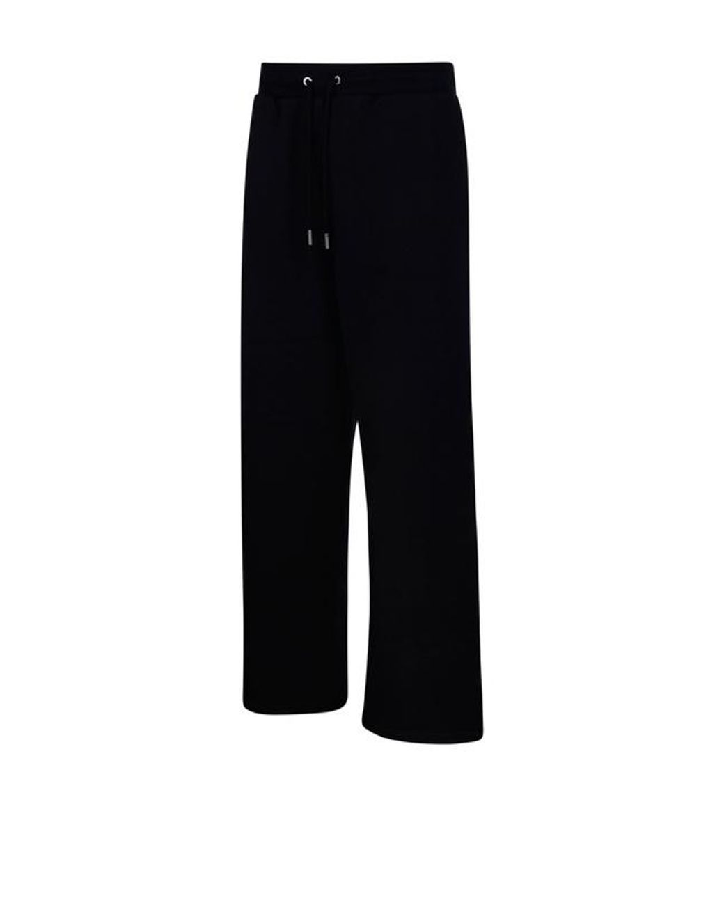 AMI Blue Drawstring Wide-Leg Trousers for men