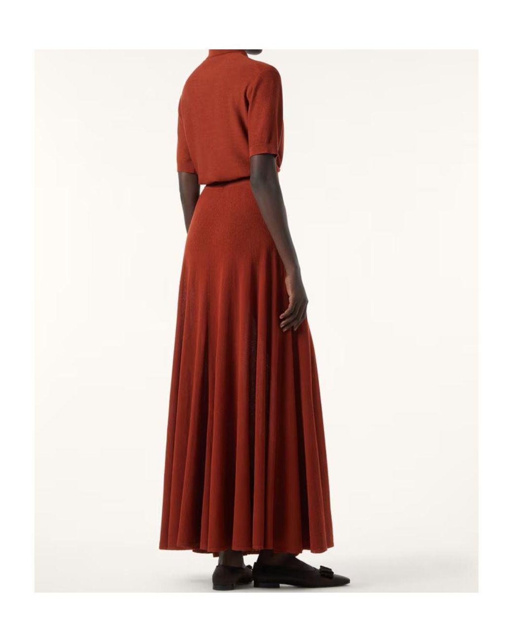 Loro Piana Red Hibiscus Skirt