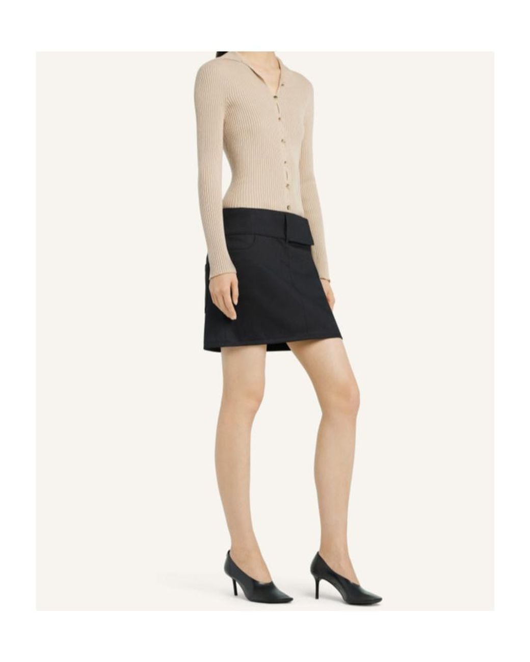 Courreges Natural Solar Cardigan