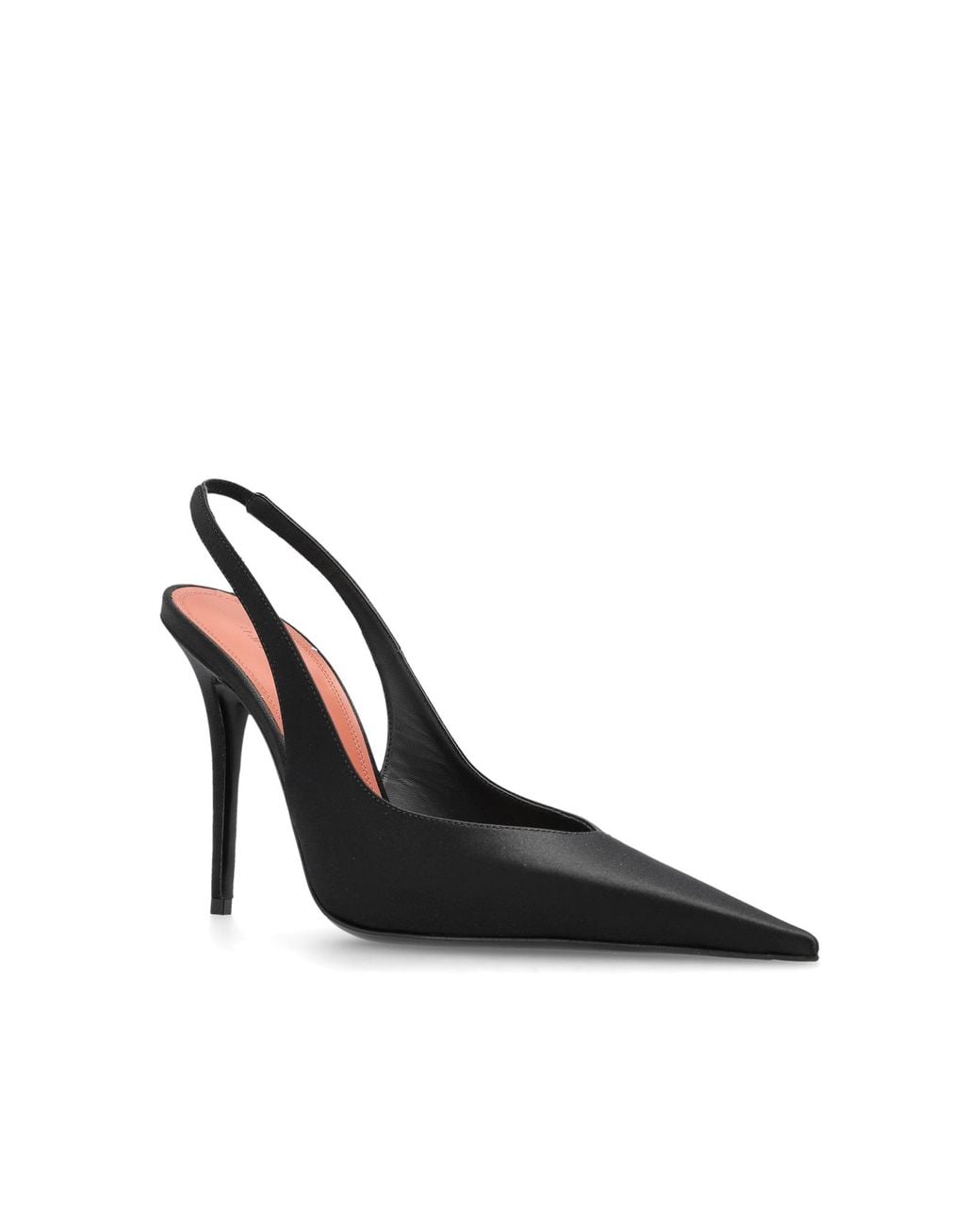 AMINA MUADDI Black Anok Slingback High-Heeled Sandals