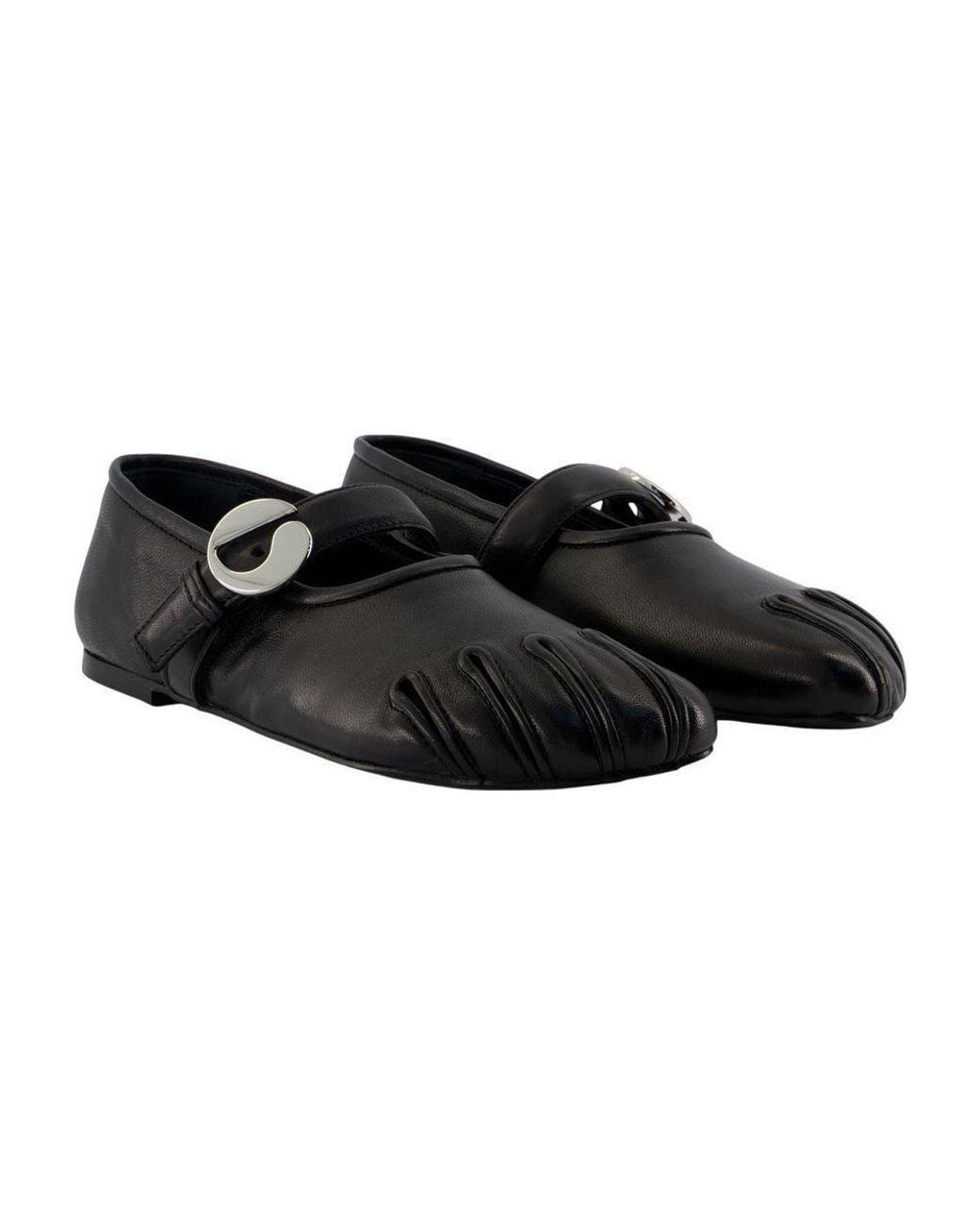 Coperni Black Elastic Flat Shoes