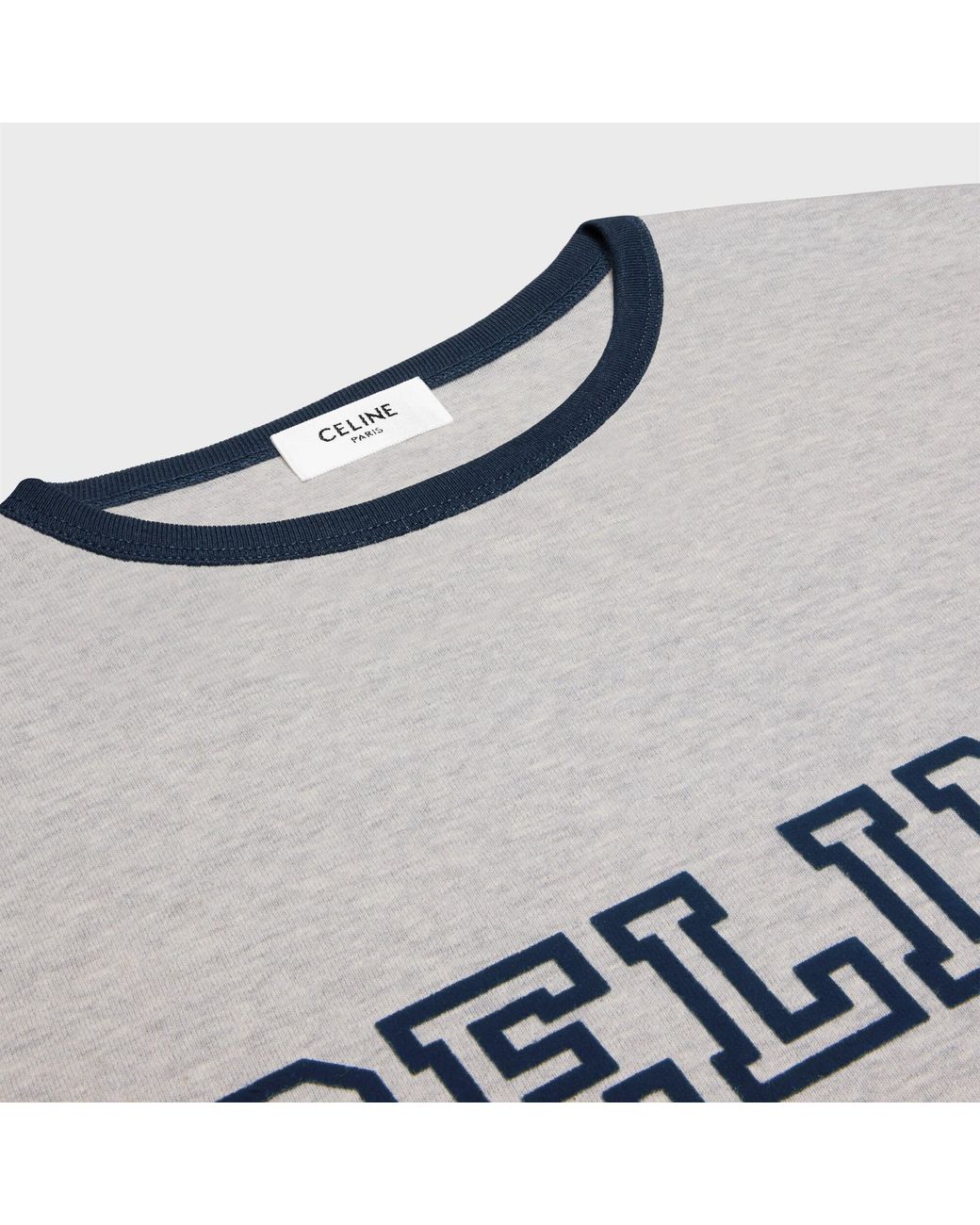 【SALE】CELINE レギュラー Tシャツ Celine Regular T-Shirt in Gray for Men | Lyst