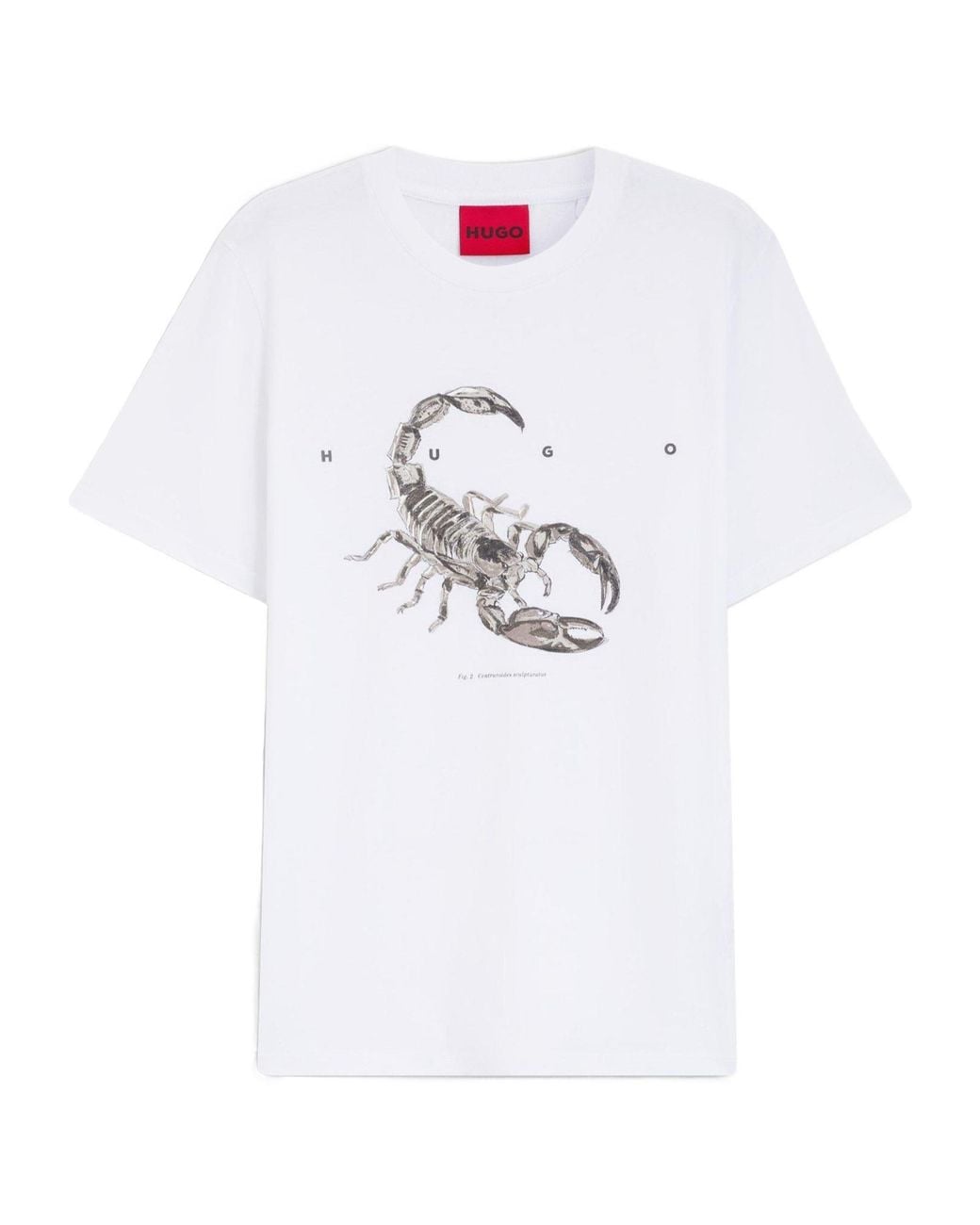 Boss White Breathable Cotton T-Shirt for men